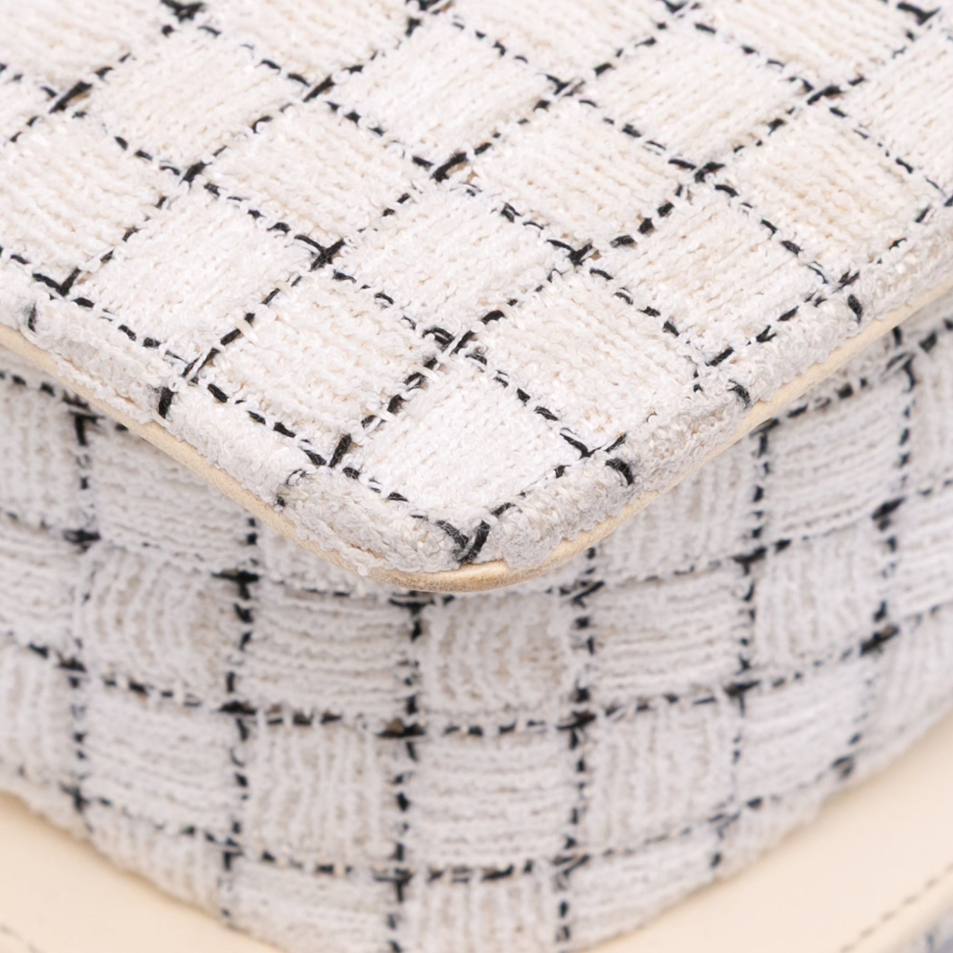 Chanel Tweed and Resin Zipped Shopping Bag