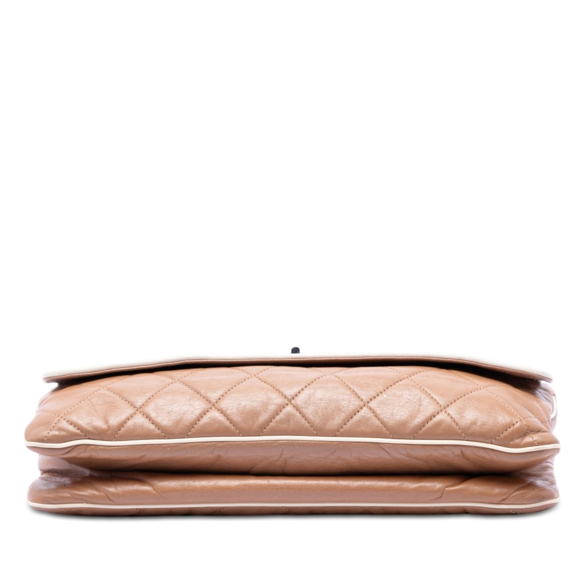 Chanel Quilted Aged Lambskin Reissue 2.55 East West Flap