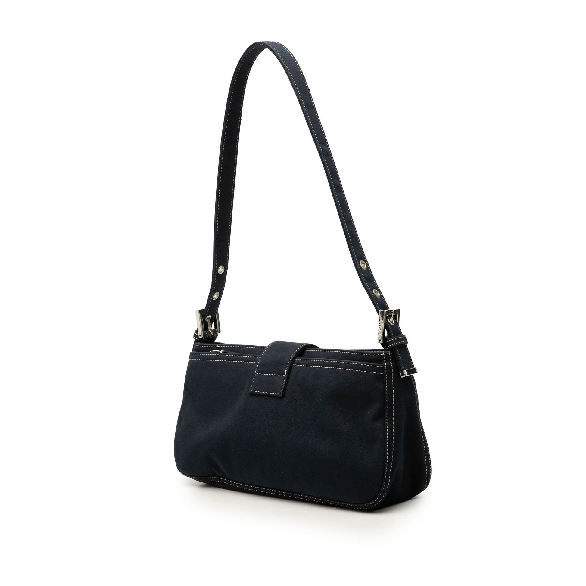 Fendi Canvas FF Marble Shoulder Bag