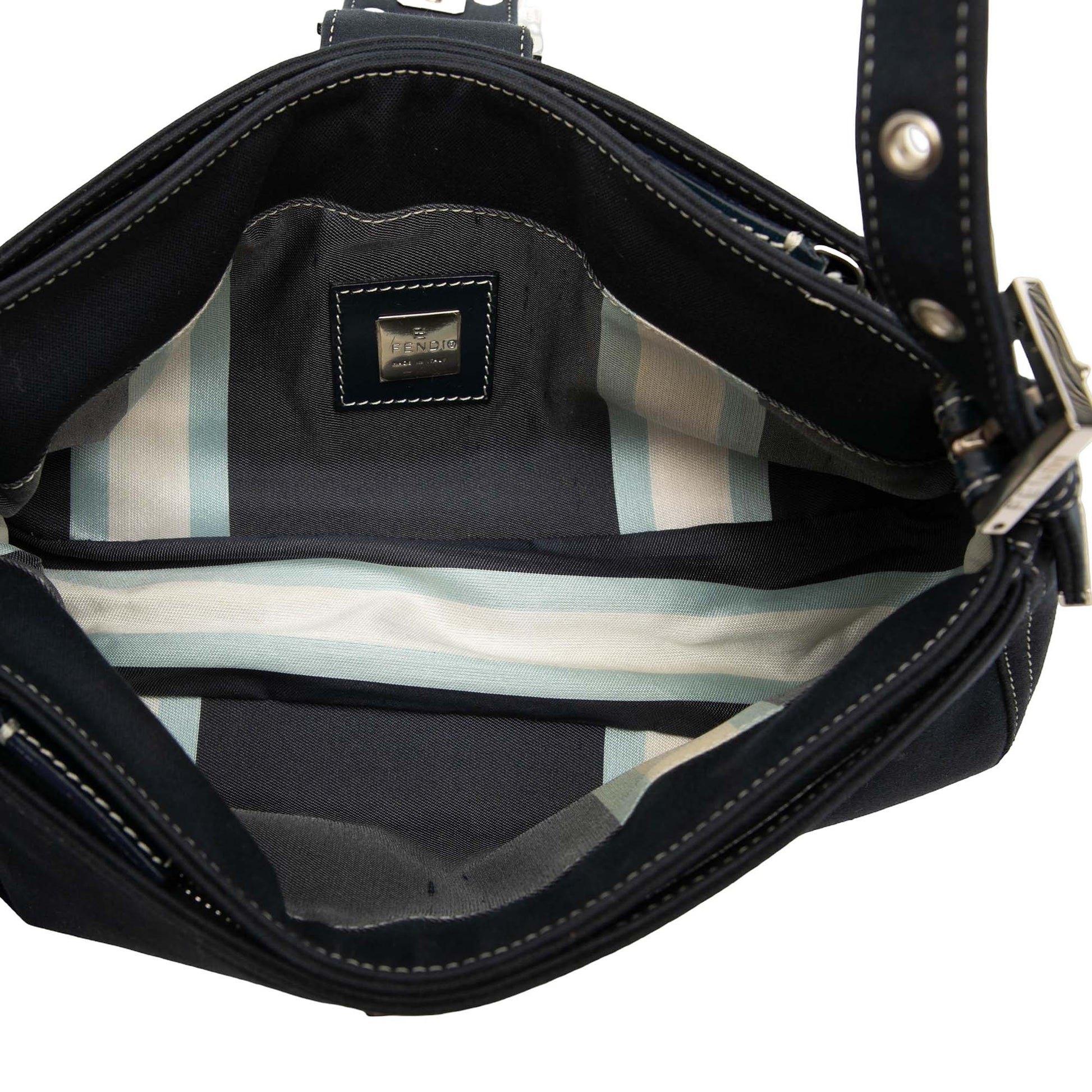 Fendi Canvas FF Marble Shoulder Bag