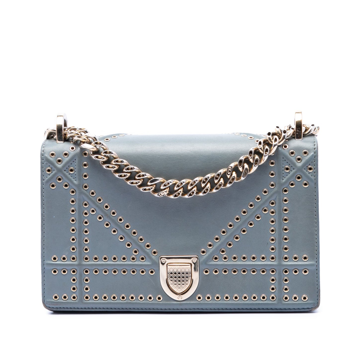 Dior Small Studded Calfskin Diorama Crossbody