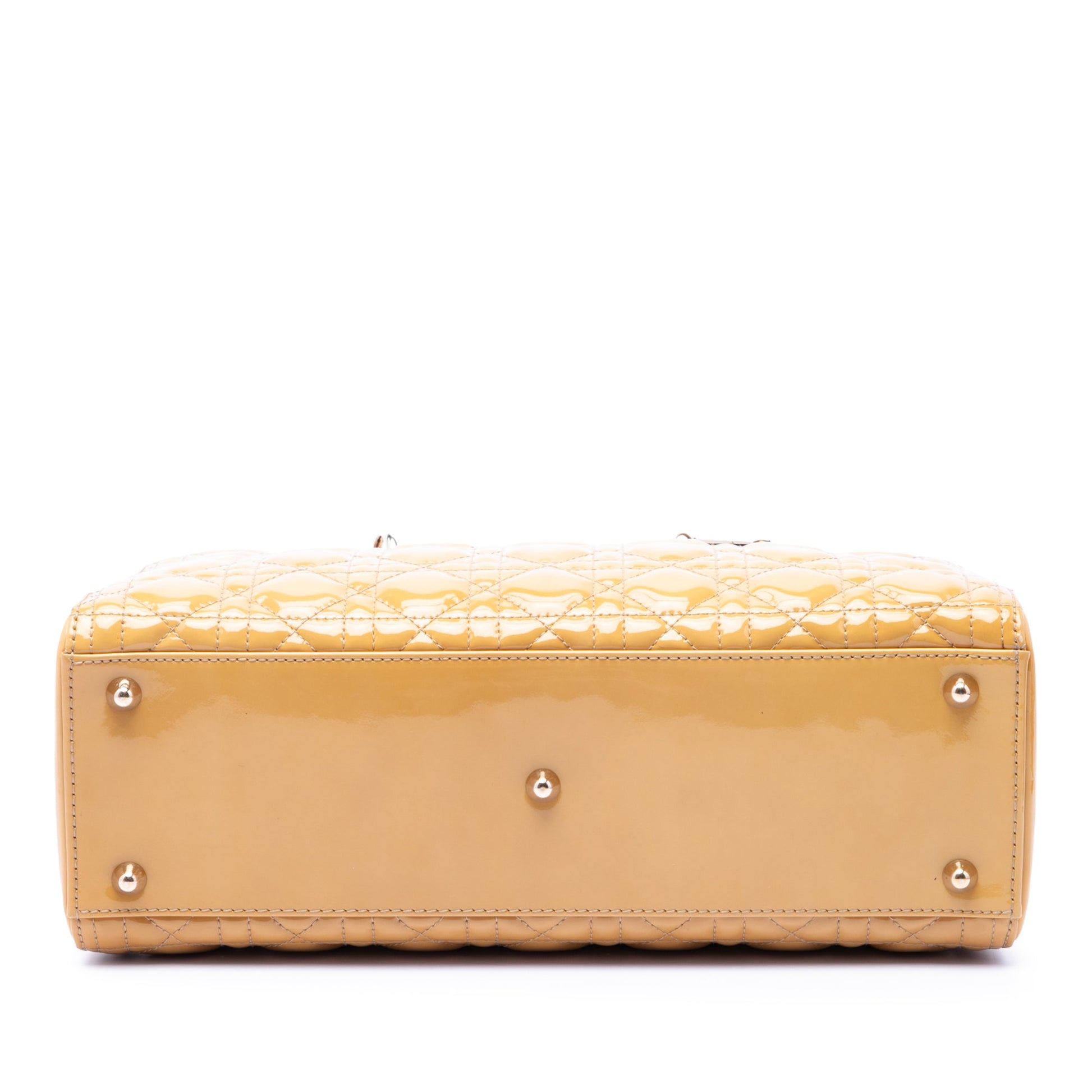 Dior Large Patent Cannage Lady Dior