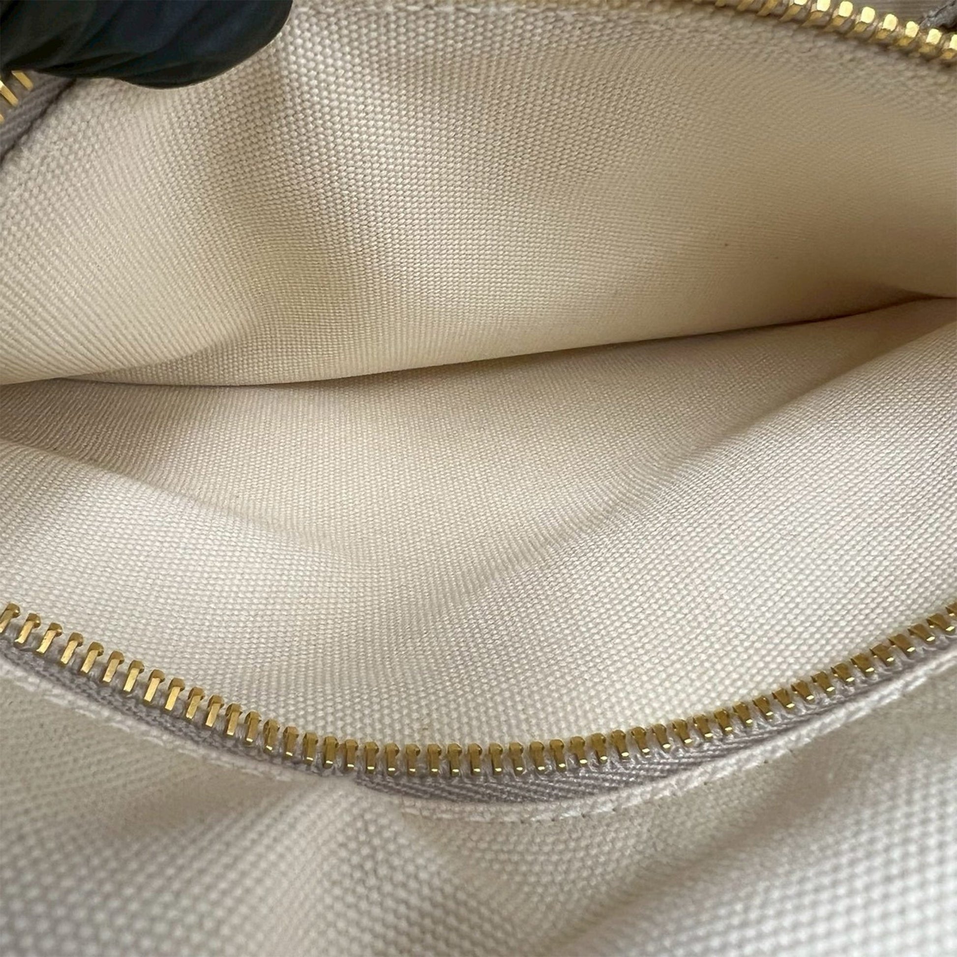 Prada Large Canvas Canapa Azulejos Satchel