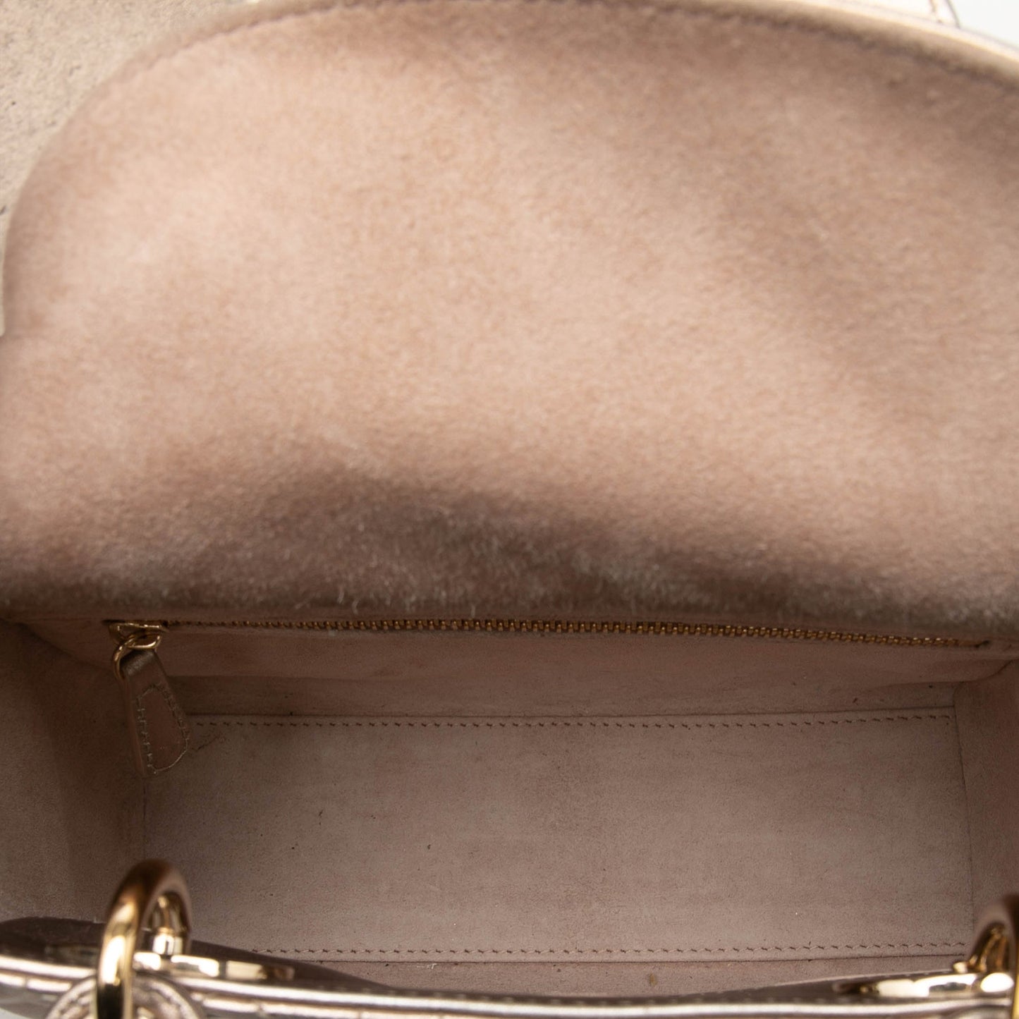 Dior Small Metallic Lambskin Cannage My ABCDior Lady Dior