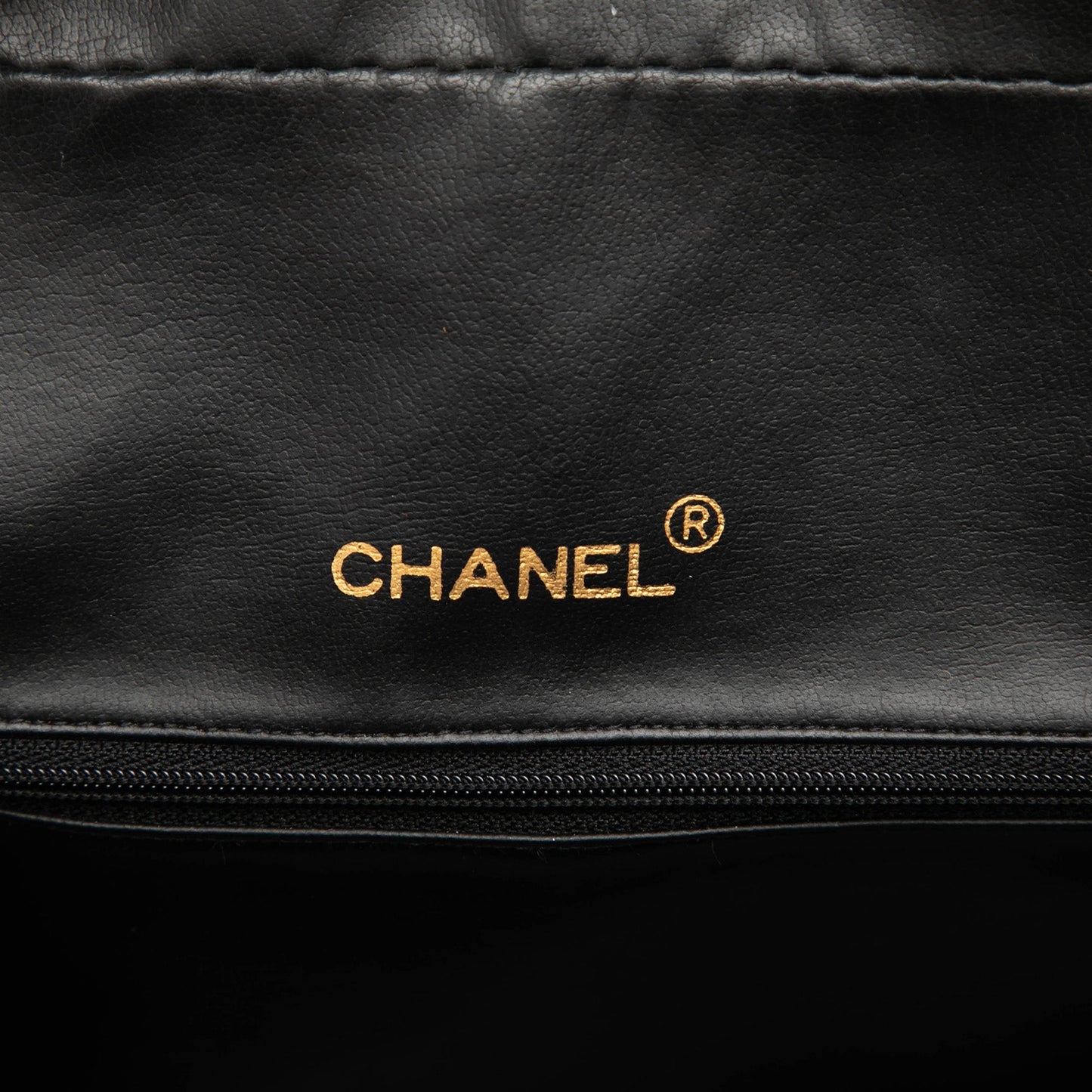 Chanel Quilted Lambskin Grand Logo Duffle Bag