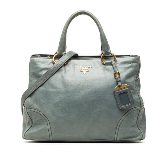 Prada Vitello Shine Satchel