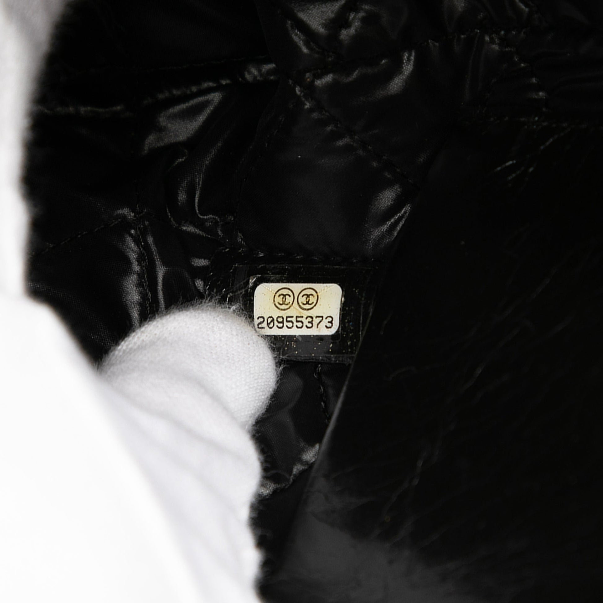 Chanel Distressed Calfskin Je Ne Suis Pas En Solde Clutch