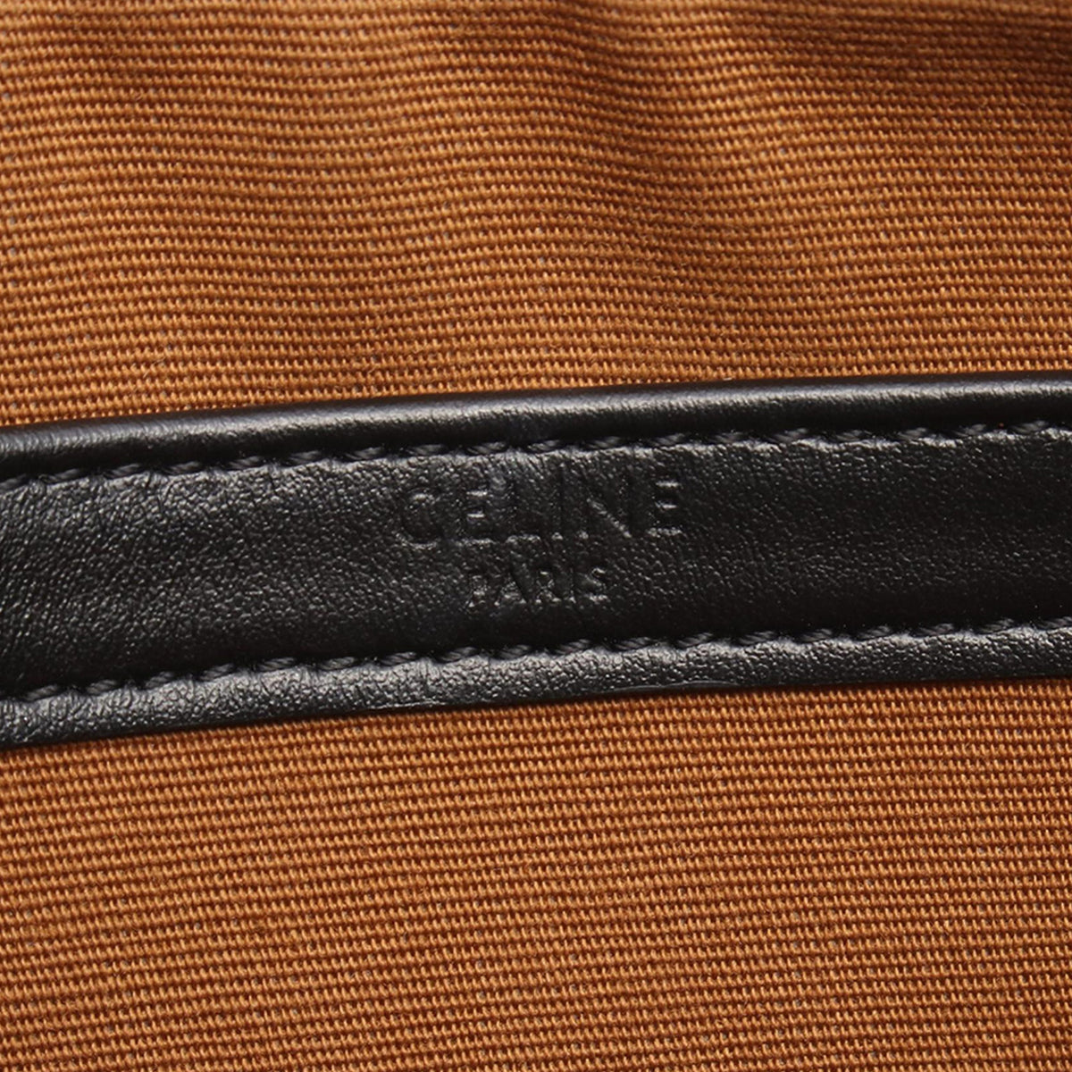 Celine Medium Triomphe Coated Canvas Logo Crossbody — Black