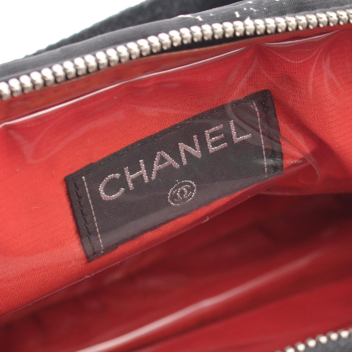 Chanel Old Travel Line Nylon Handbag