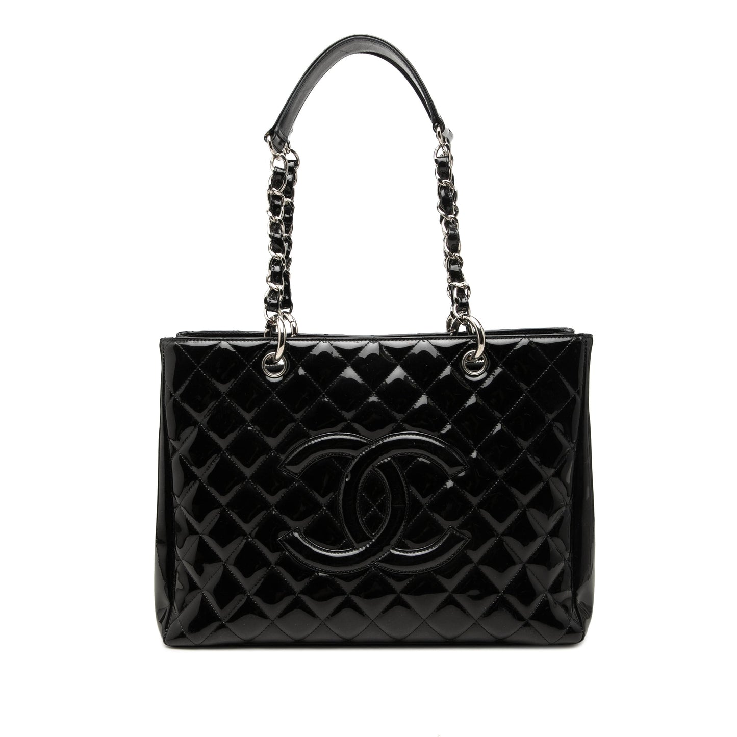 Chanel Patent Grand Shopping Tote