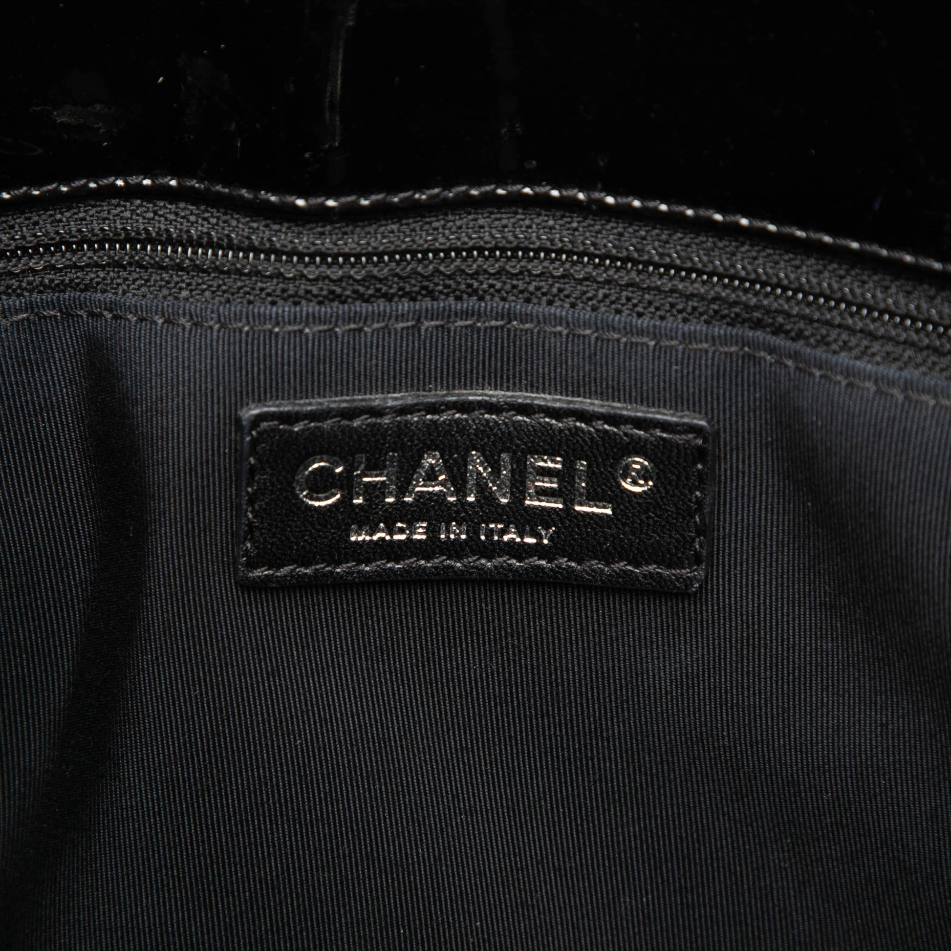 Chanel Patent Grand Shopping Tote
