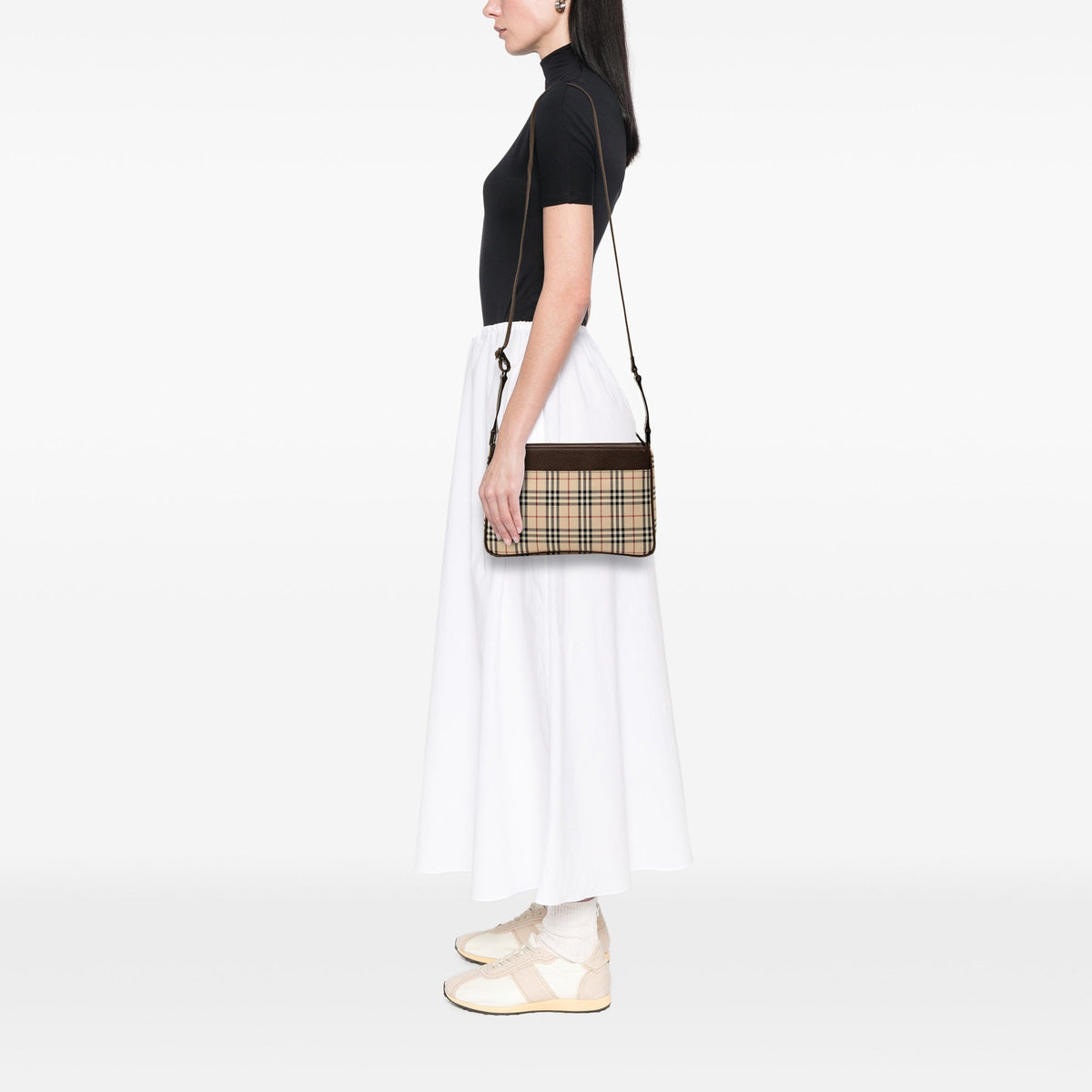 Burberry House Check Canvas Crossbody