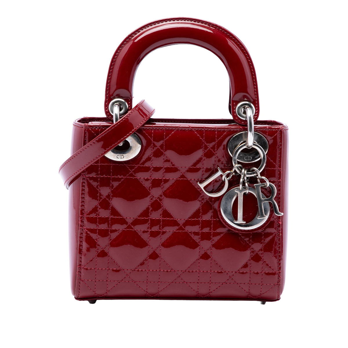 Dior Mini Patent Cannage Lady Dior