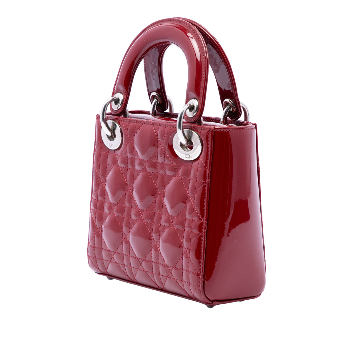 Dior Mini Patent Cannage Lady Dior