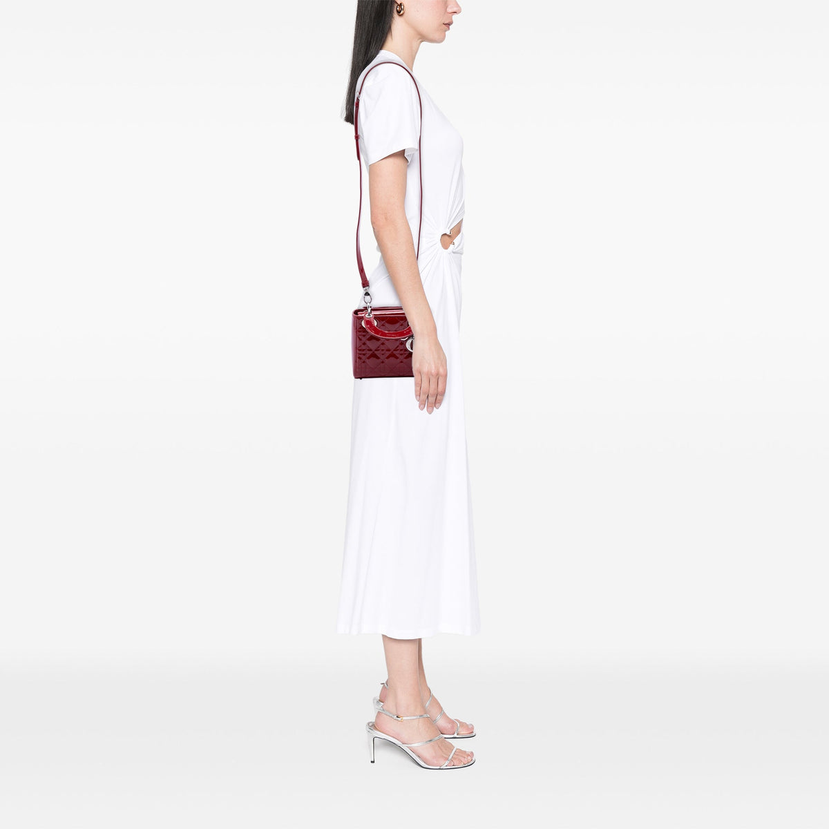 Dior Mini Patent Cannage Lady Dior