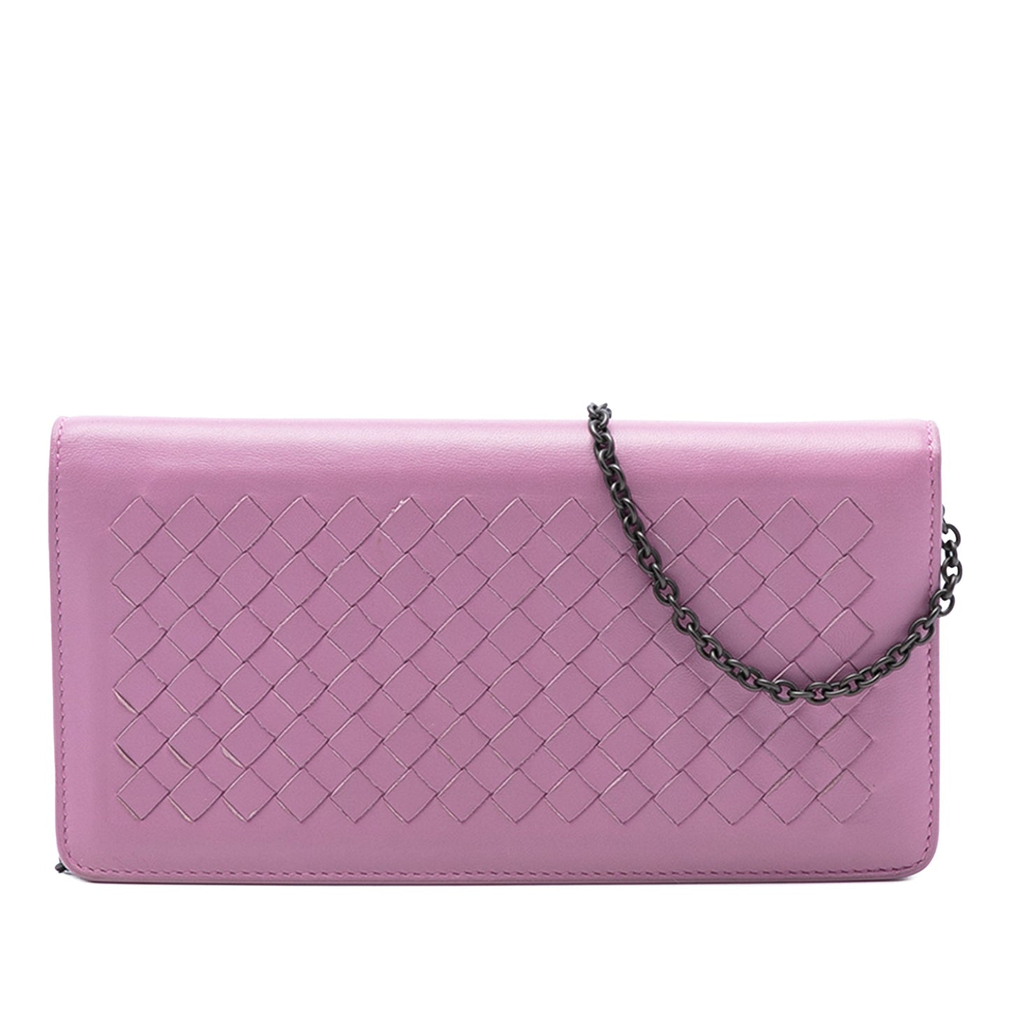 Bottega Veneta Nappa Intrecciato Continental Wallet on Chain