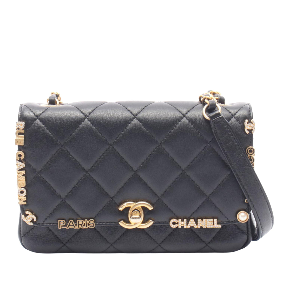 Chanel Mini Quilted Lambskin Paris Monaco Flap