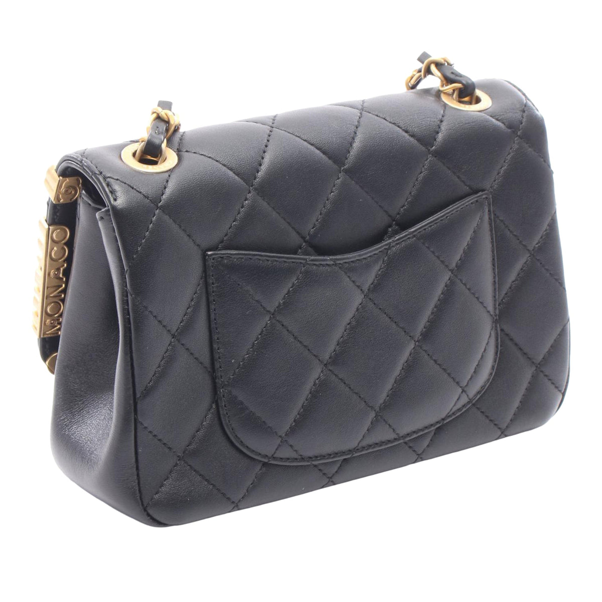 Chanel Mini Quilted Lambskin Paris Monaco Flap