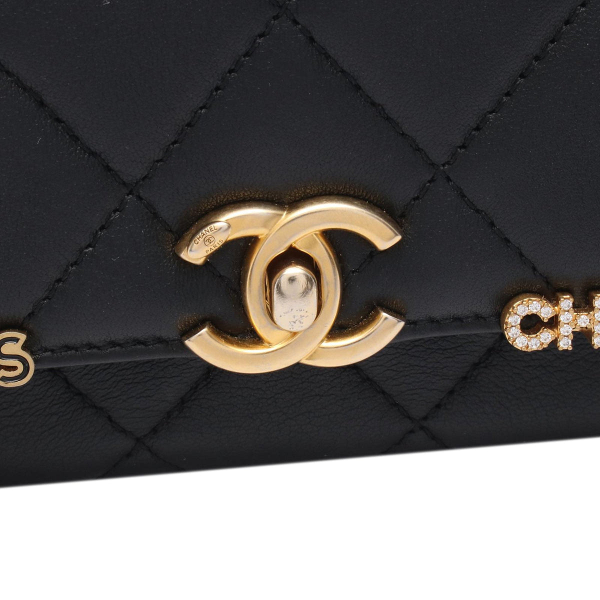 Chanel Mini Quilted Lambskin Paris Monaco Flap