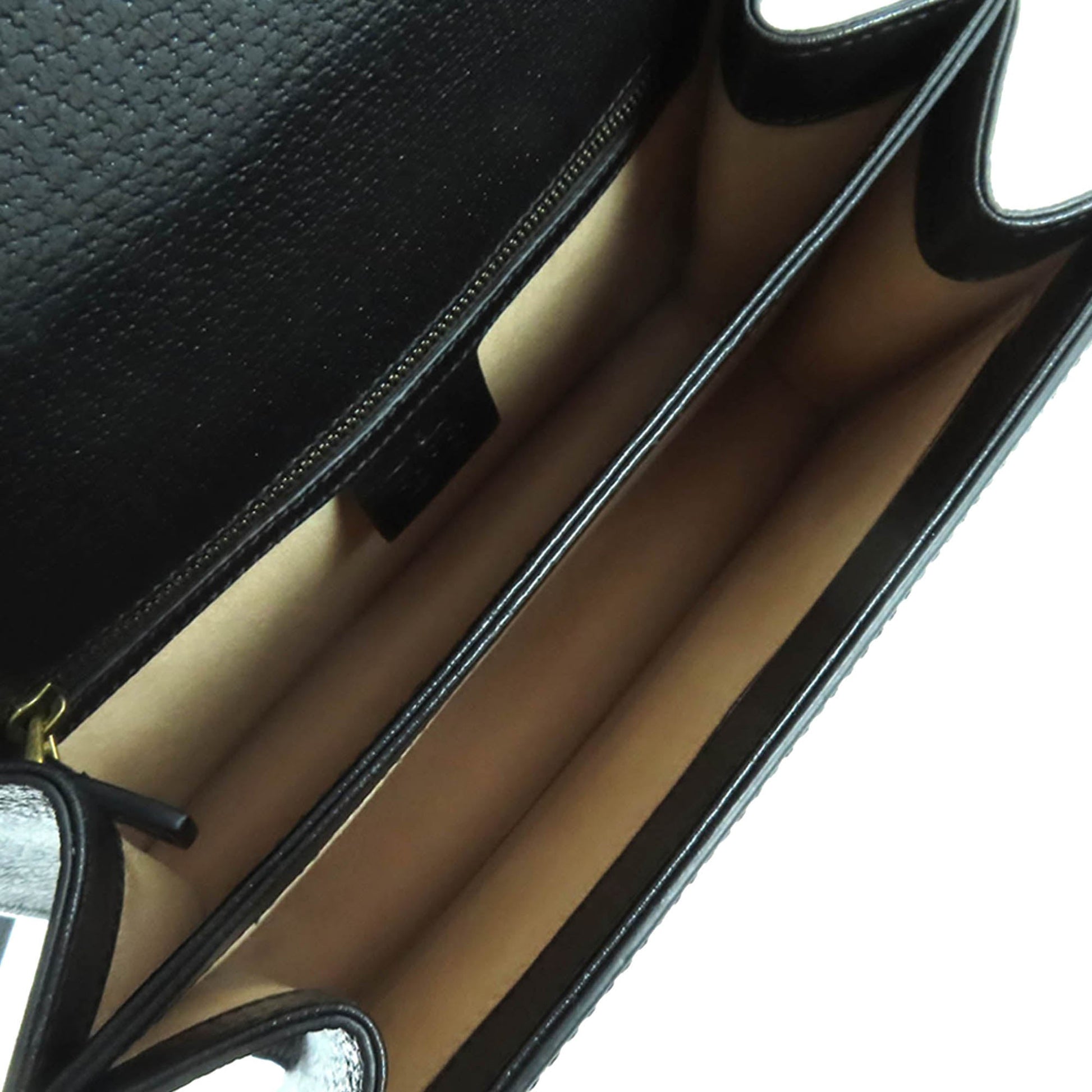 Gucci Small Calfskin Web Ophidia Top Handle Flap