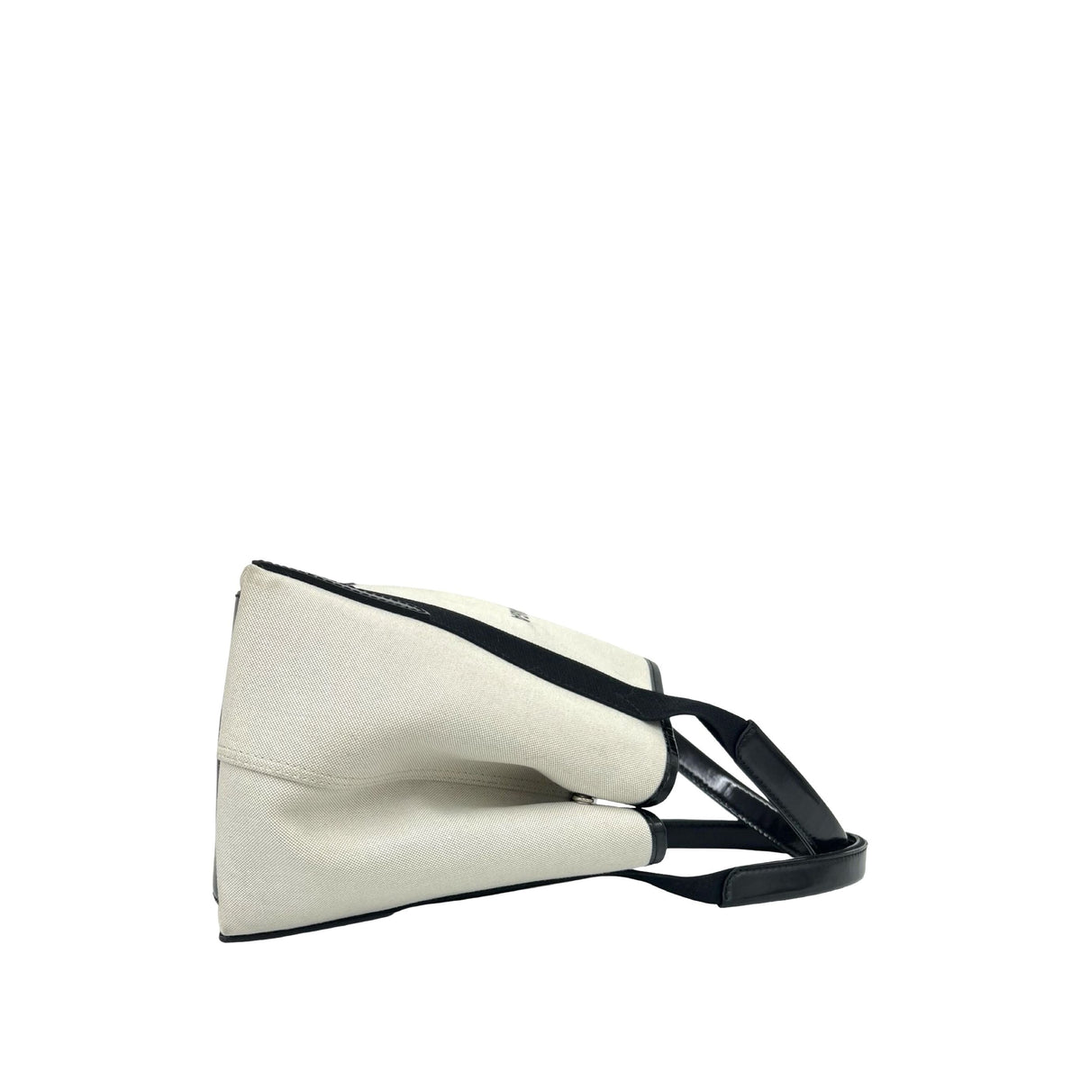 Balenciaga Canvas Navy Cabas Satchel XS — Brown