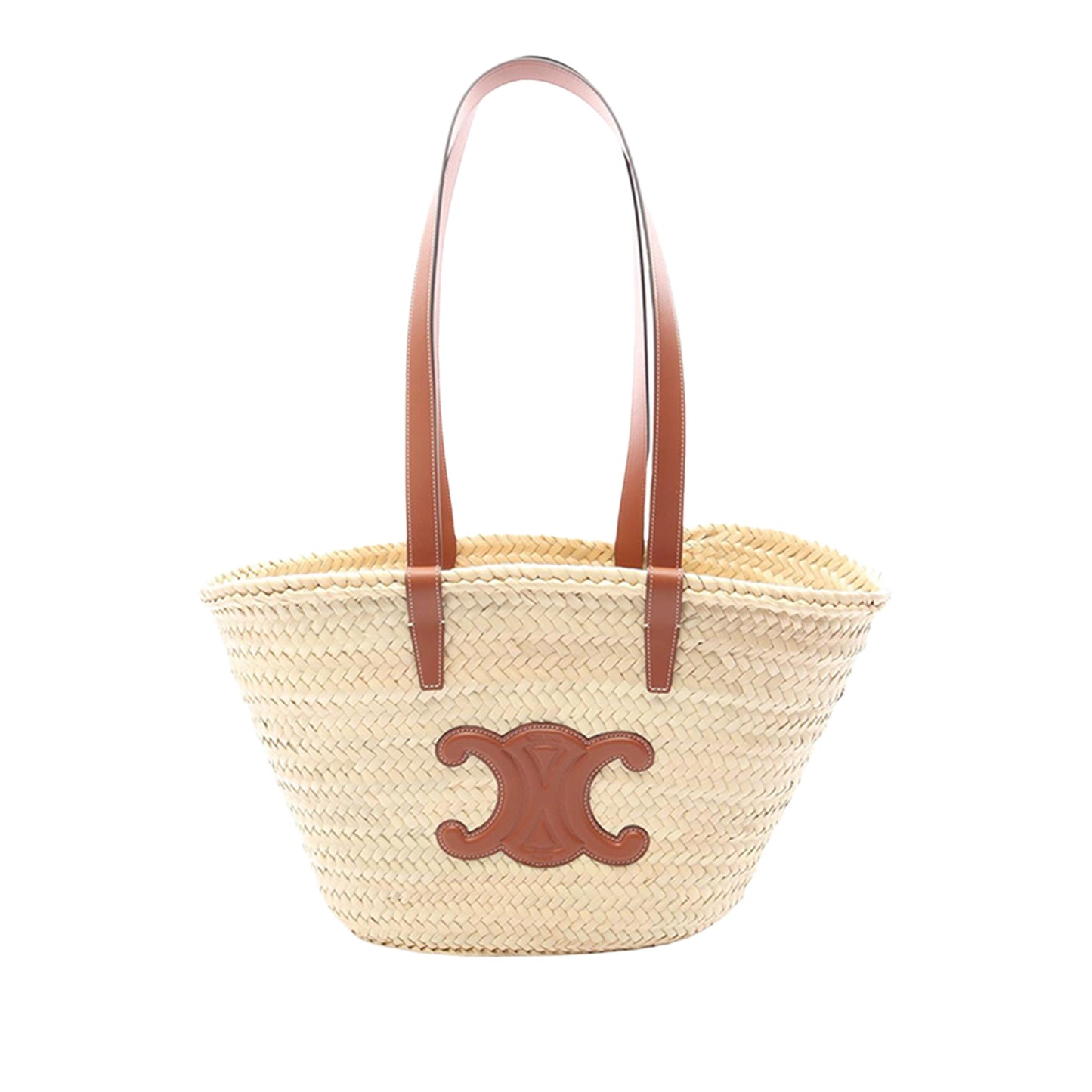 Celine Medium Raffia Classic Panier Tote