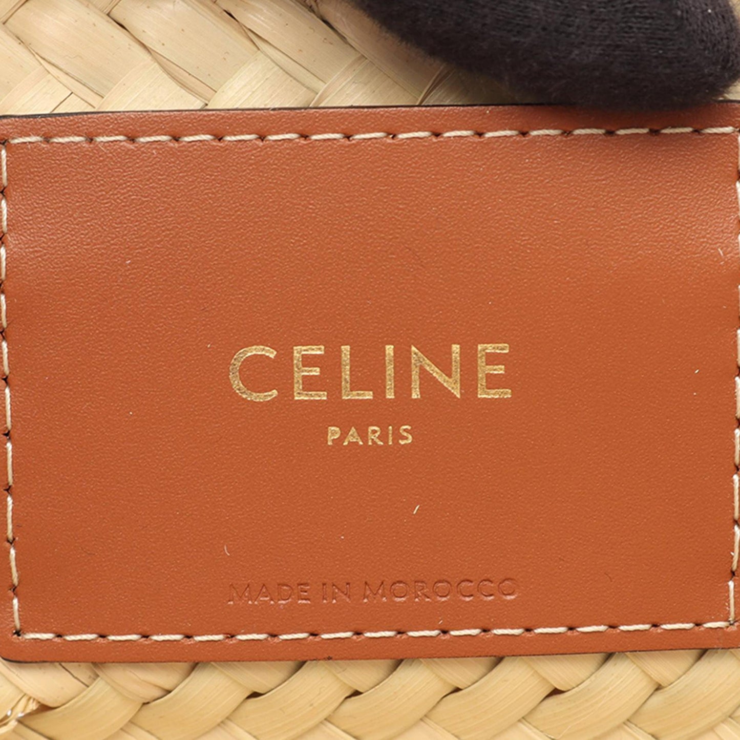 Celine Medium Raffia Classic Panier Tote