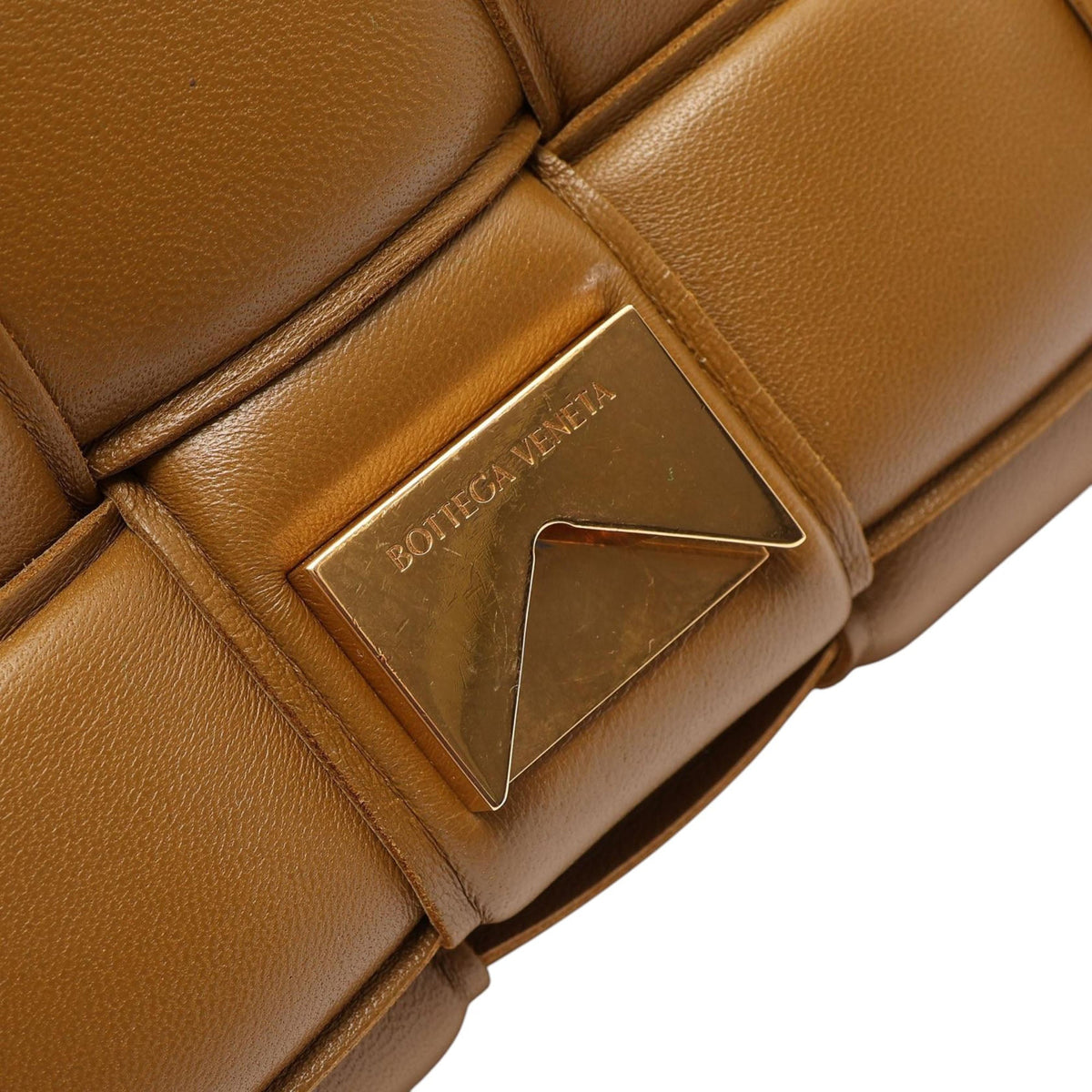 Bottega Veneta Nappa Intrecciato Padded Cassette Crossbody — Brown