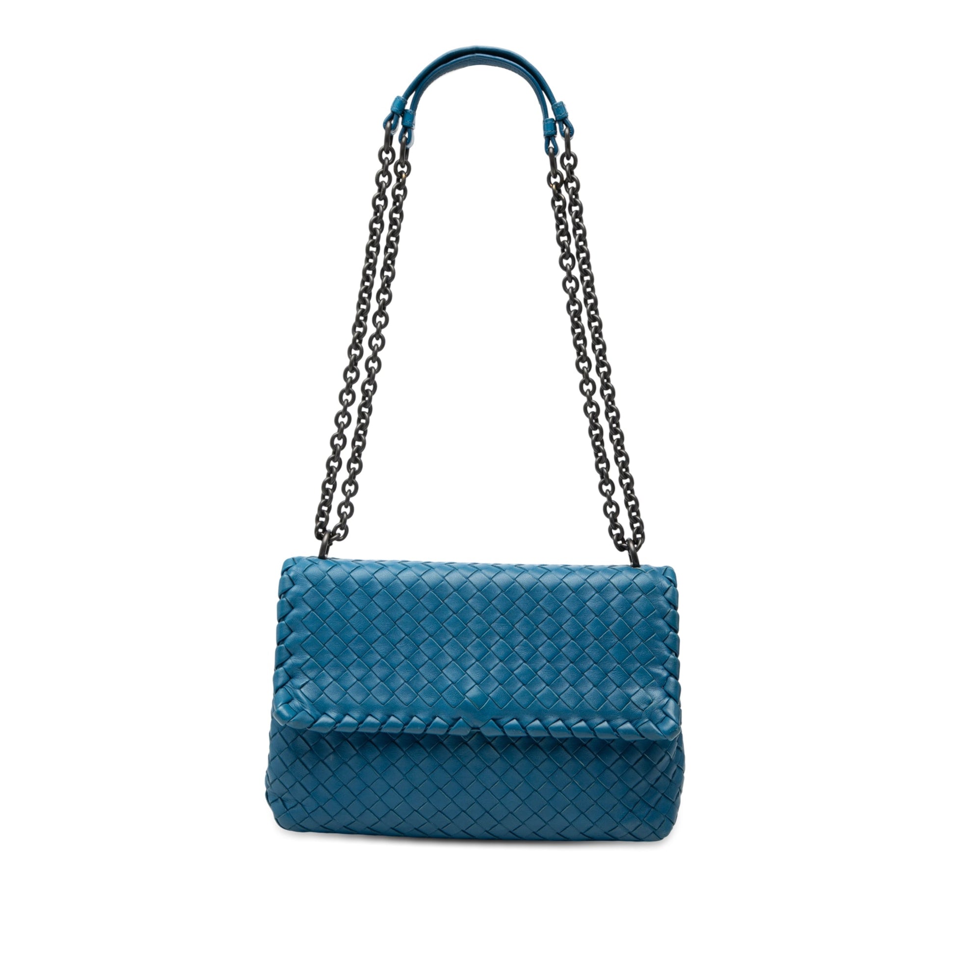 Bottega Veneta Small Nappa Intrecciato Olimpia Shoulder Bag