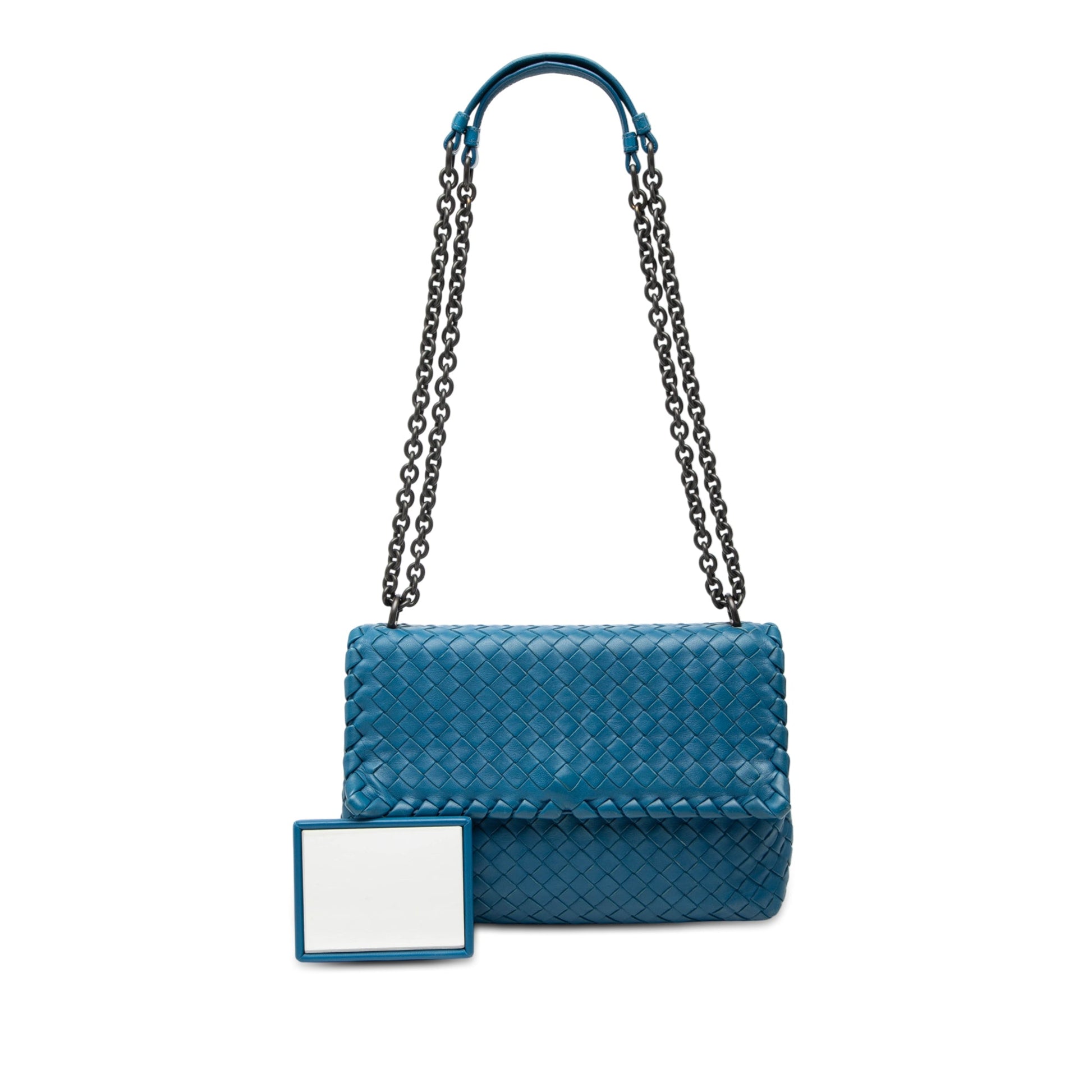 Bottega Veneta Small Nappa Intrecciato Olimpia Shoulder Bag