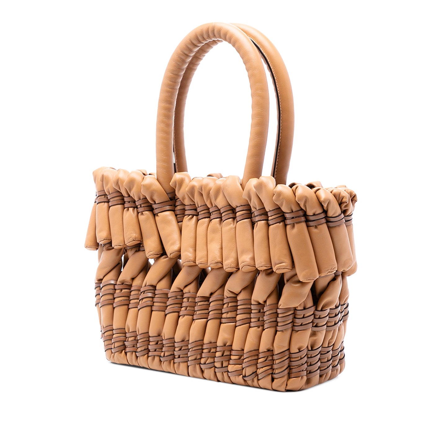 LOEWE Small Nappa Tubular Basket Tote