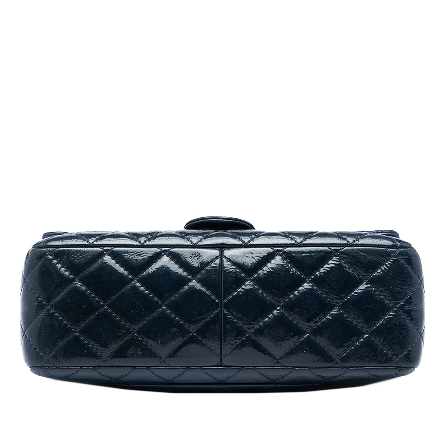 Chanel Quilted Crinkled Patent Reissue 2.55 Double Flap 226