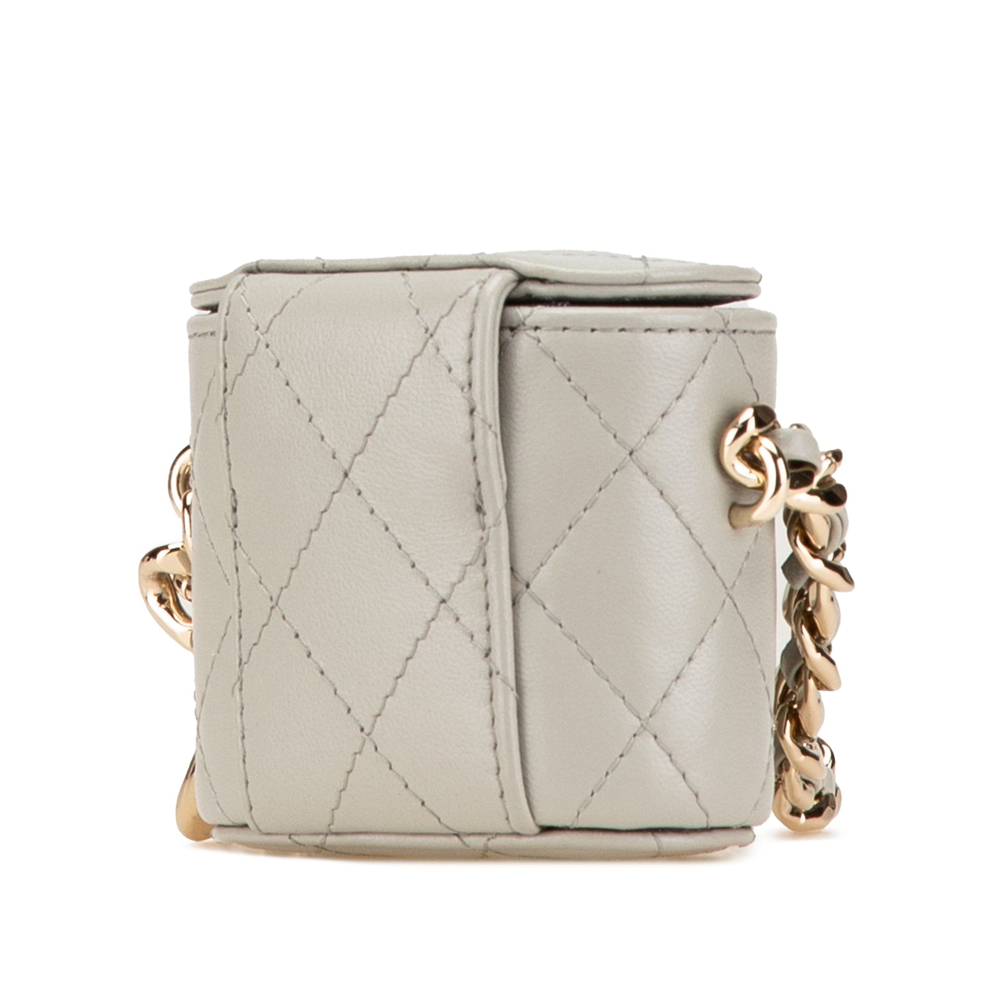 Chanel Mini Lambskin Elegant Chain Vanity Case