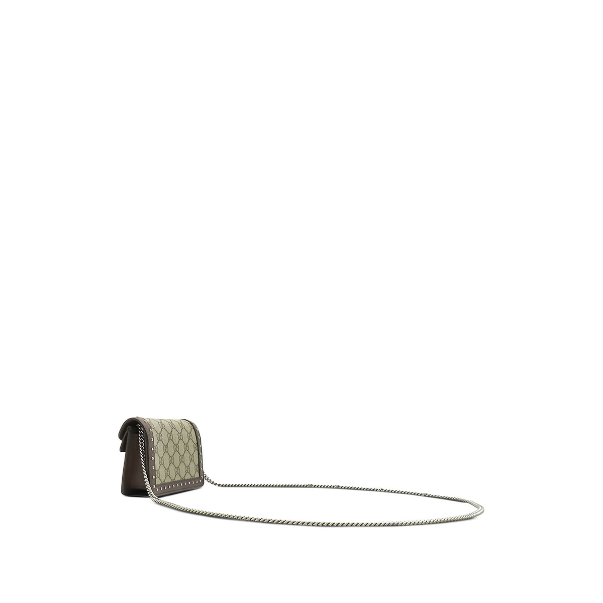 Gucci Mini GG Supreme Studs Dionysus Crossbody — Beige