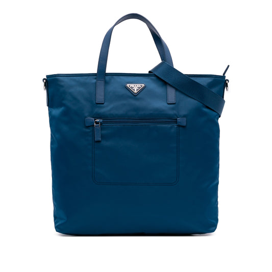 Prada Tessuto Zip Top Convertible Tote