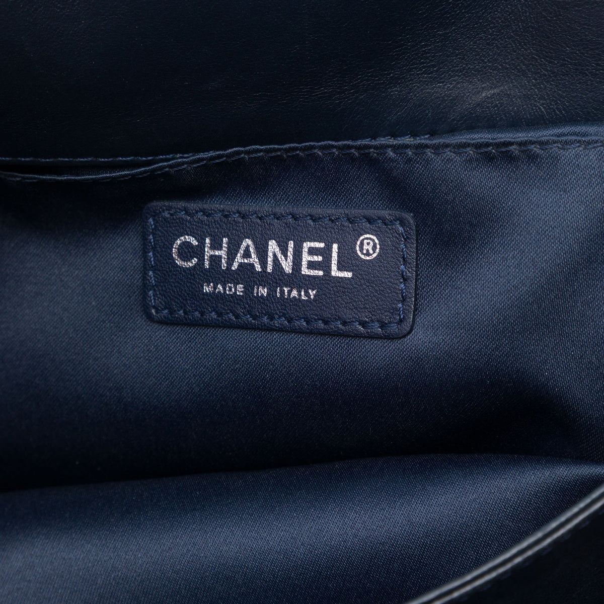 Chanel CC Quilted Lambskin Accordion Flap — Blue