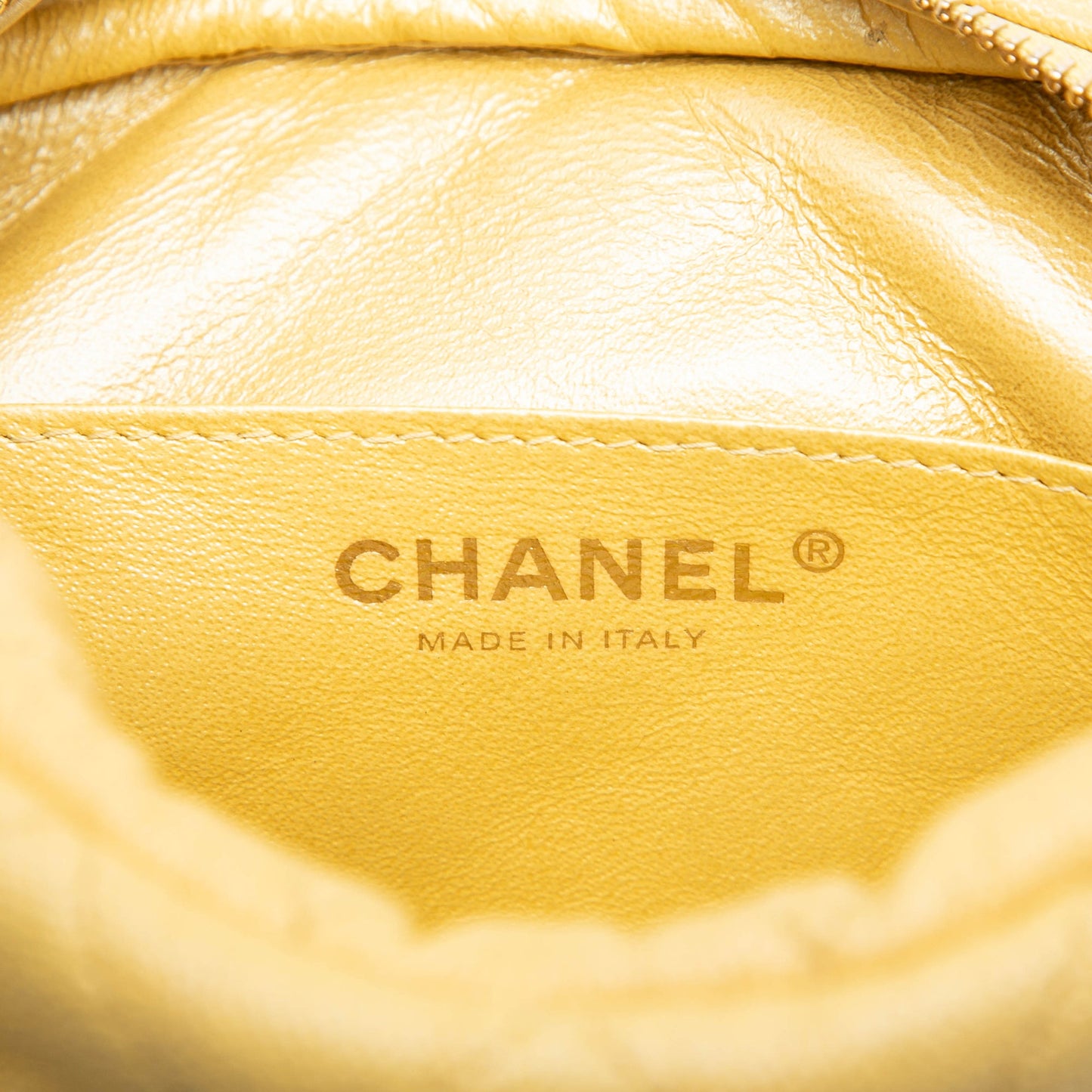Chanel Mini Quilted Iridescent Caviar Camera Case