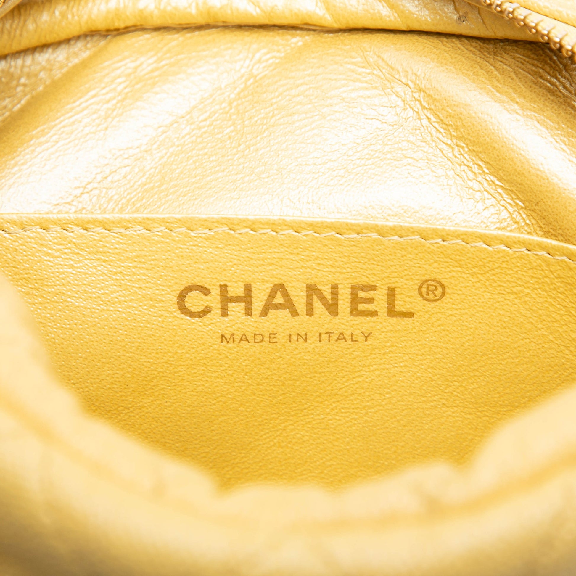 Chanel Mini Quilted Iridescent Caviar Camera Case
