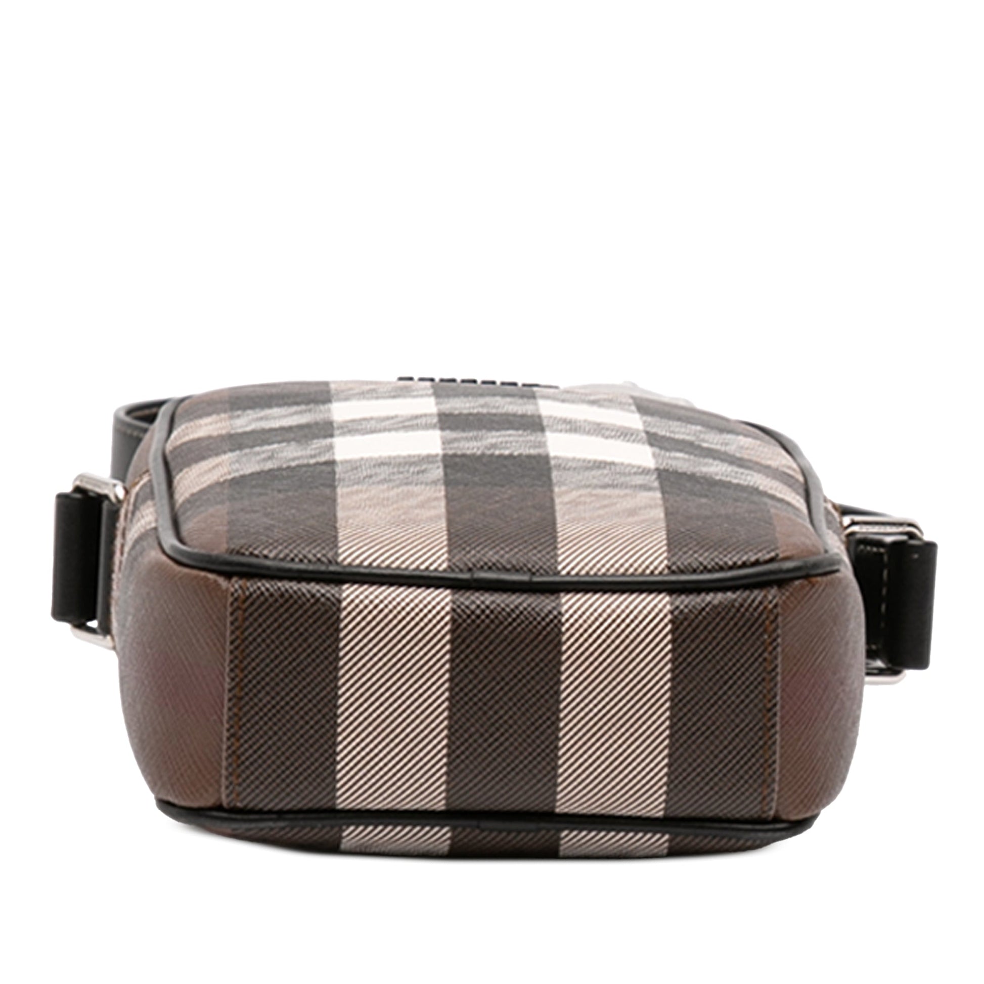 Burberry Giant Check E-Canvas Vertical Paddy Crossbody