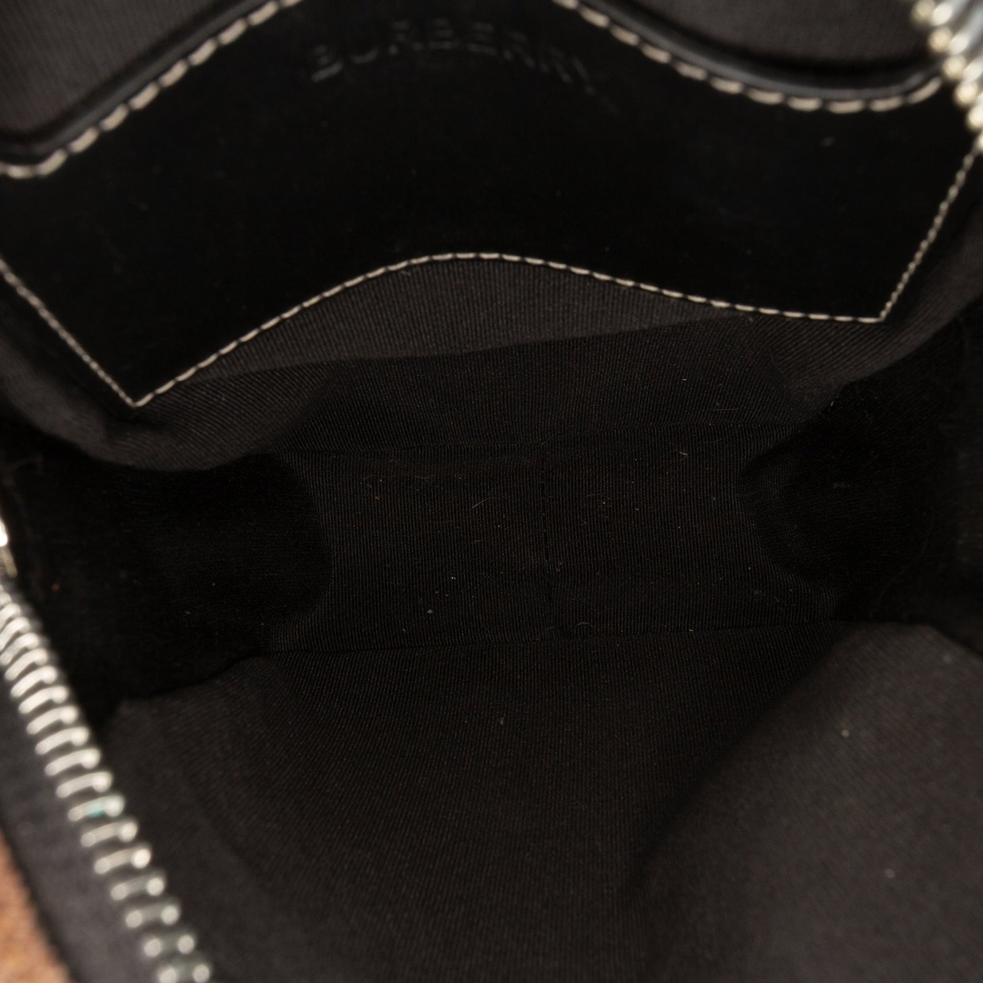 Burberry Giant Check E-Canvas Vertical Paddy Crossbody