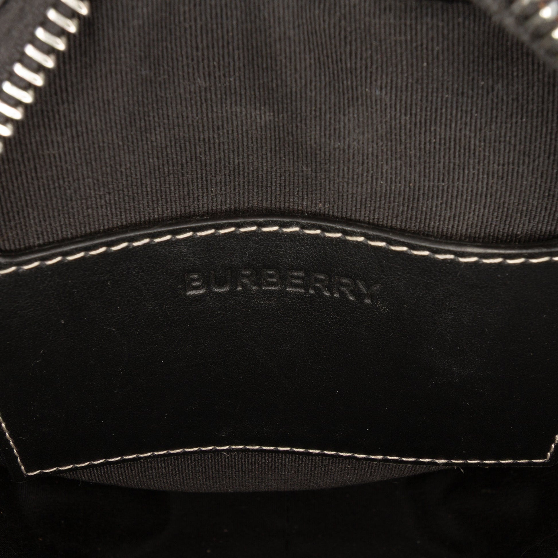 Burberry Giant Check E-Canvas Vertical Paddy Crossbody