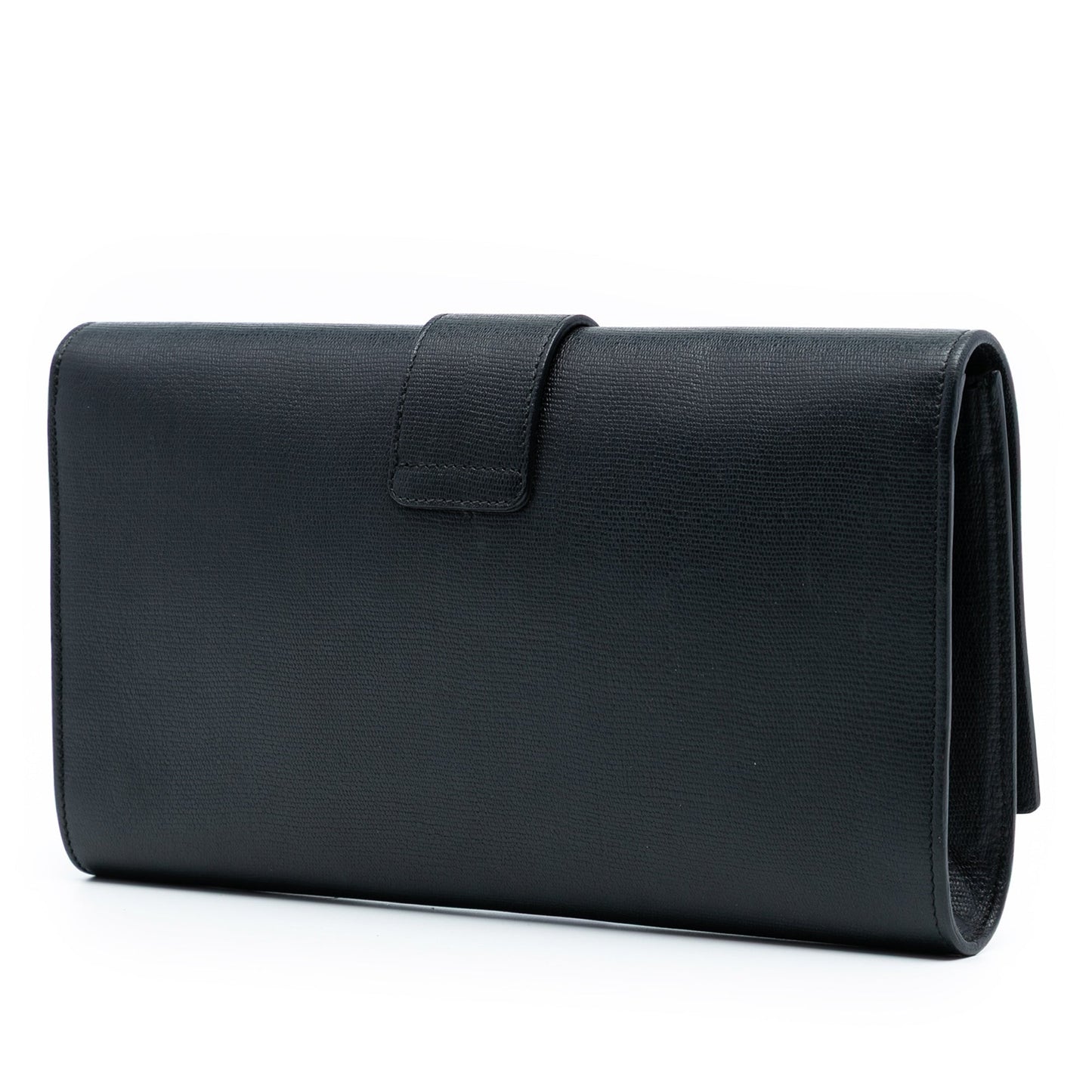 Saint Laurent Leather Chyc Ligne Clutch