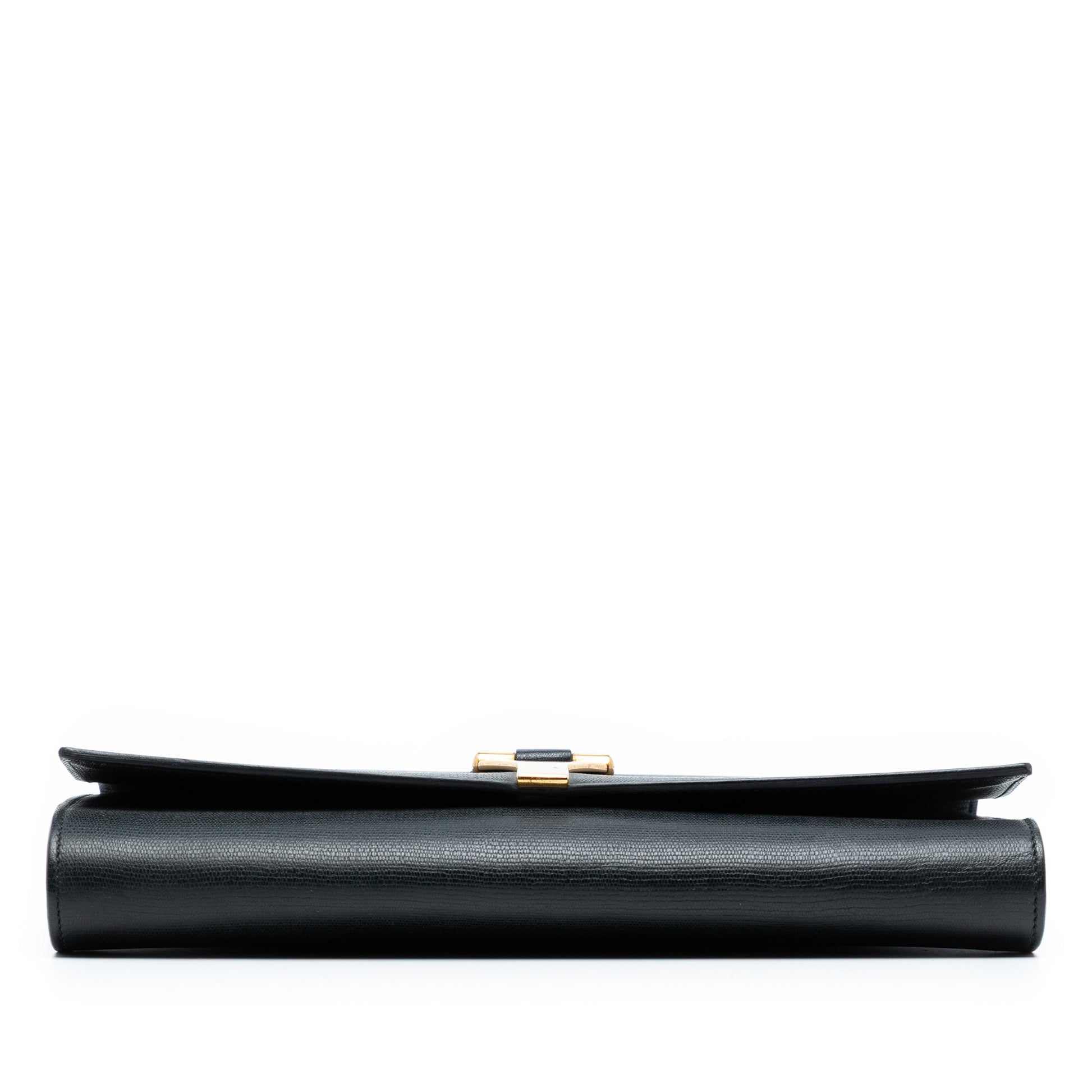 Saint Laurent Leather Chyc Ligne Clutch