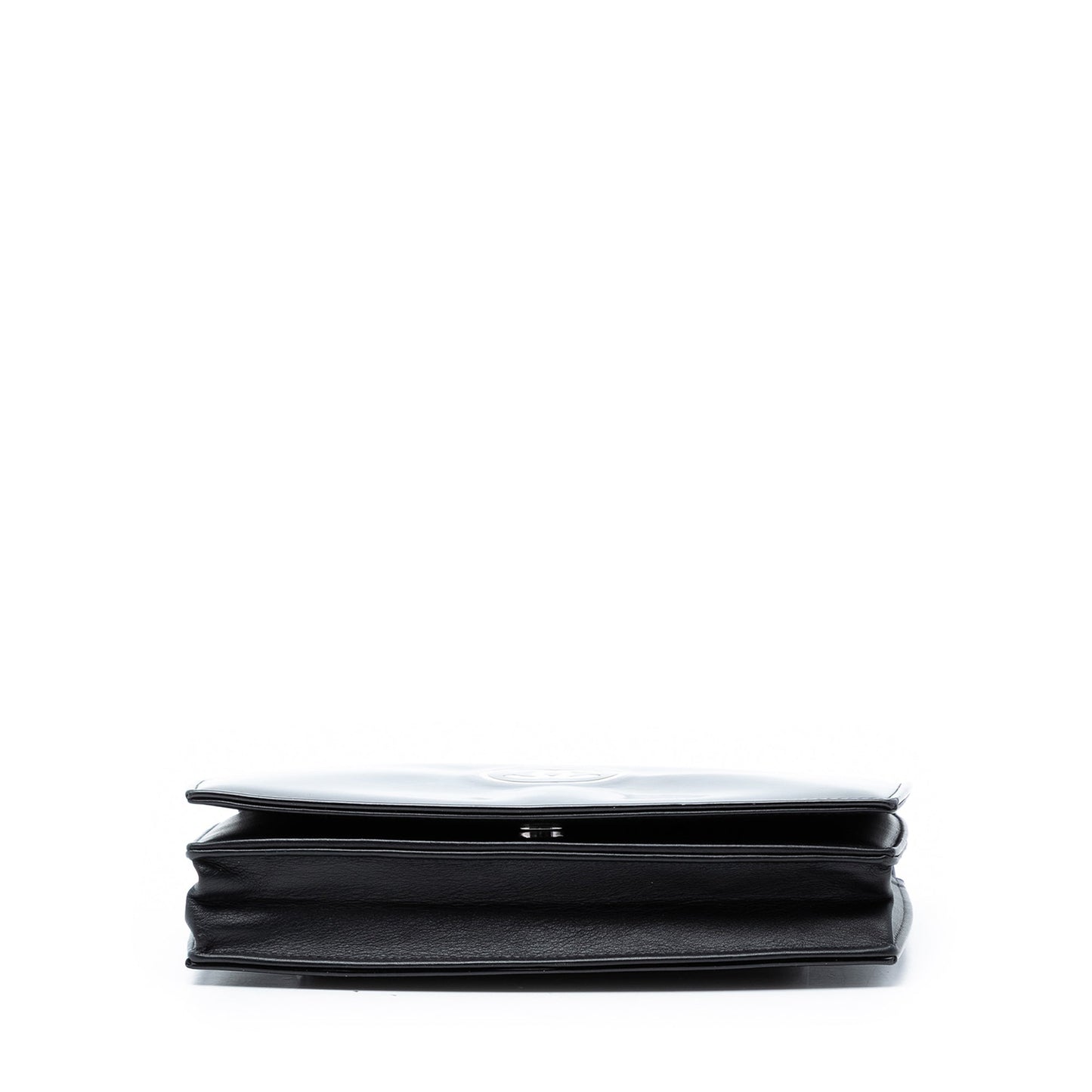 Chanel CC Patent Compact Wallet On Chain
