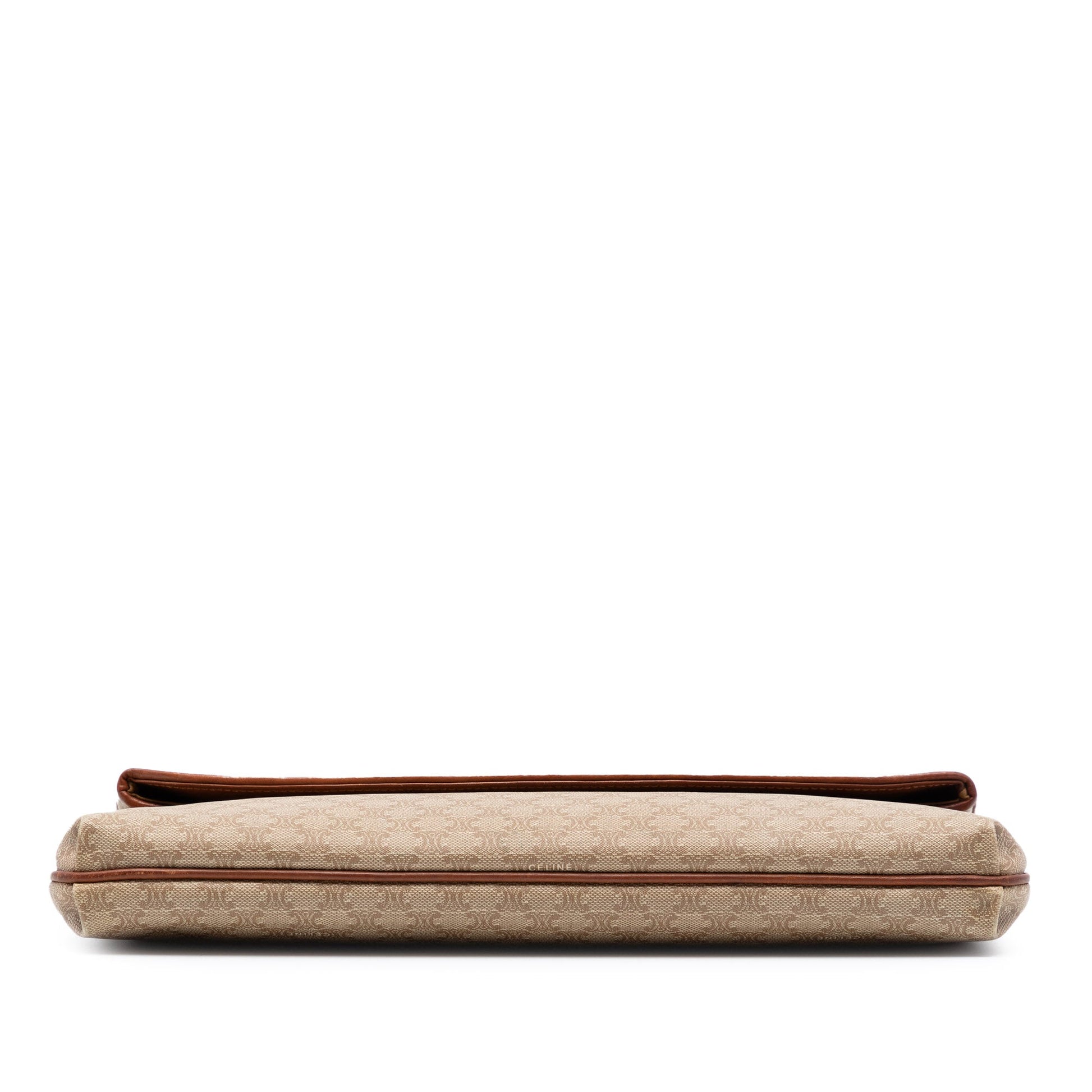 Celine Macadam Coated Canvas Clutch