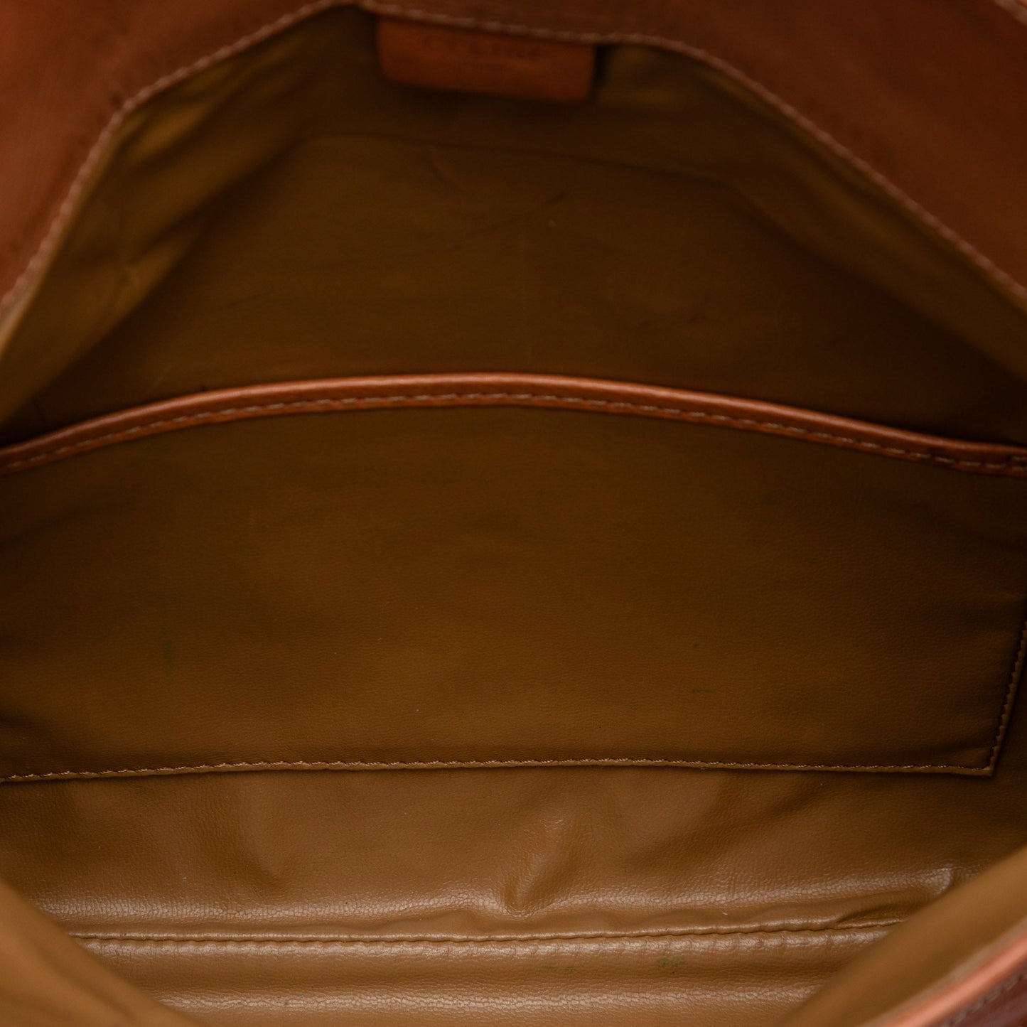 Celine Macadam Coated Canvas Clutch