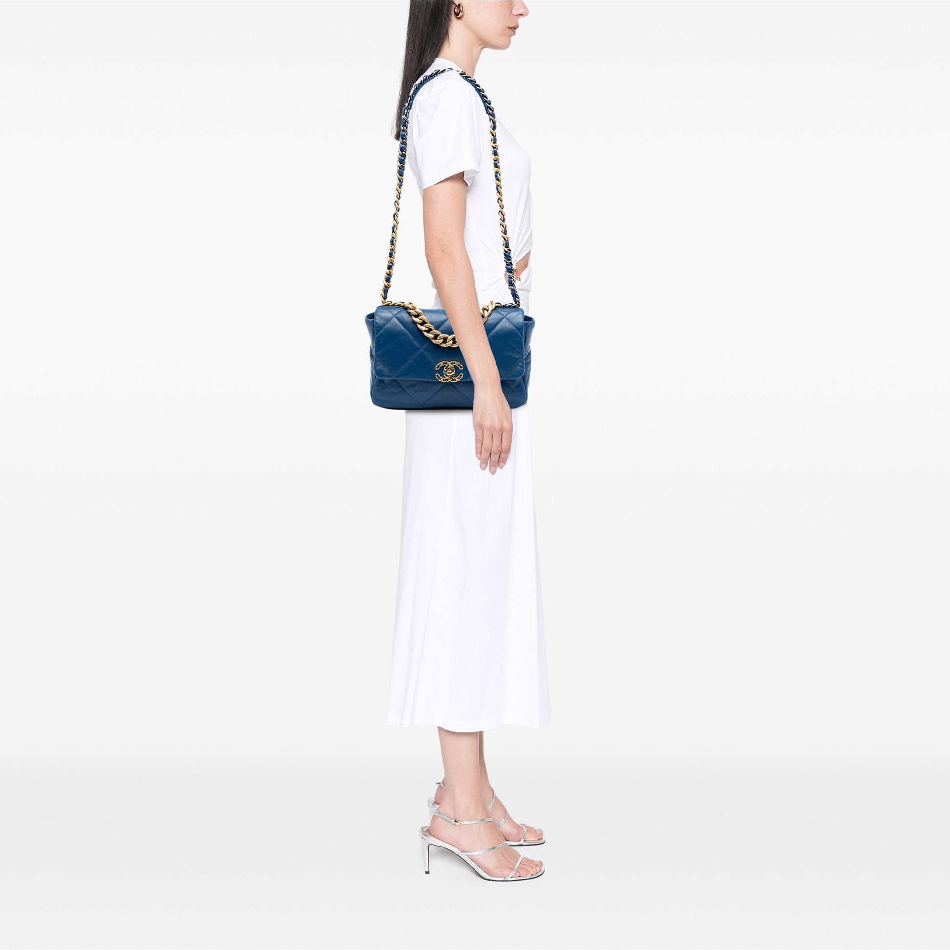 Chanel Large Lambskin 19 Flap
