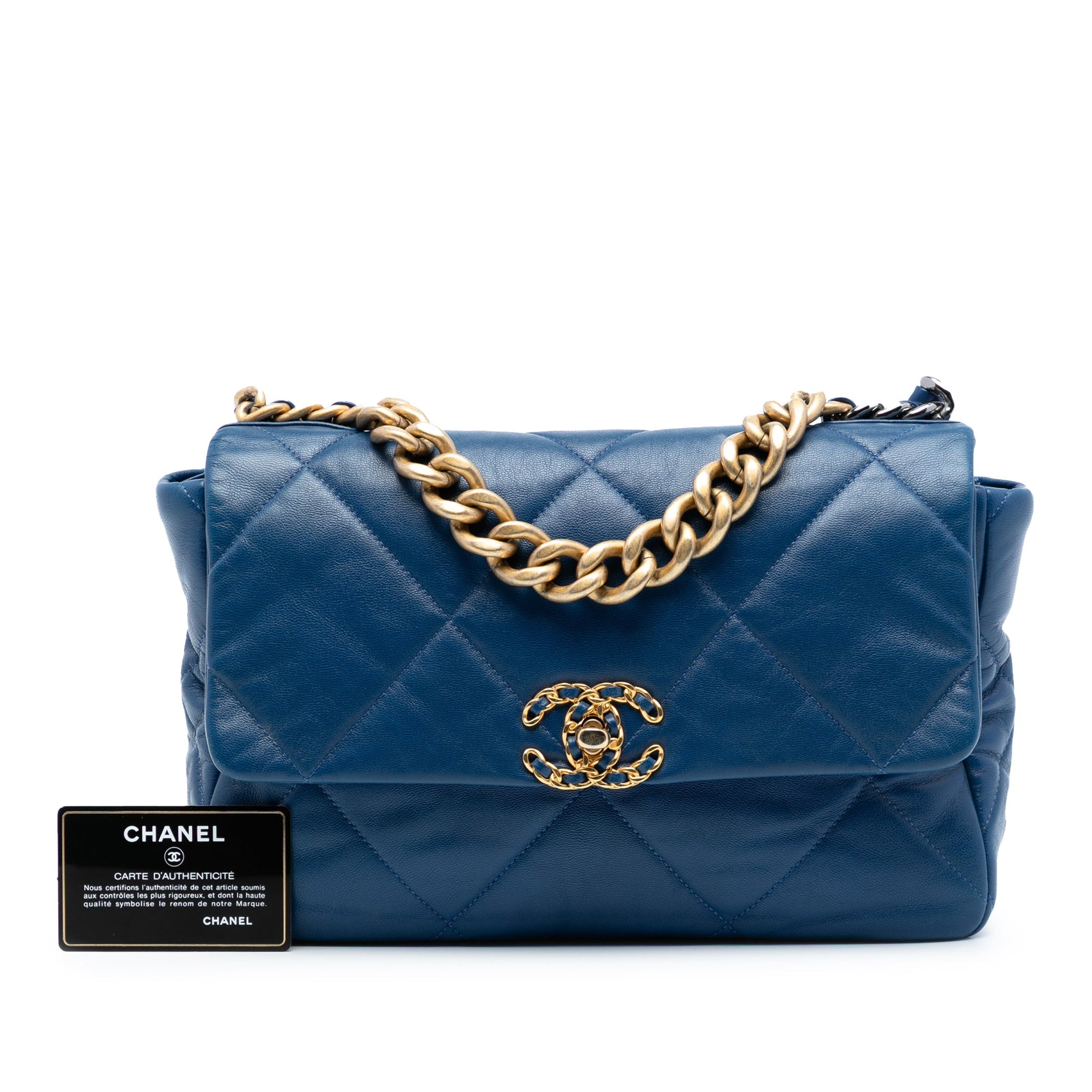 Chanel Large Lambskin 19 Flap