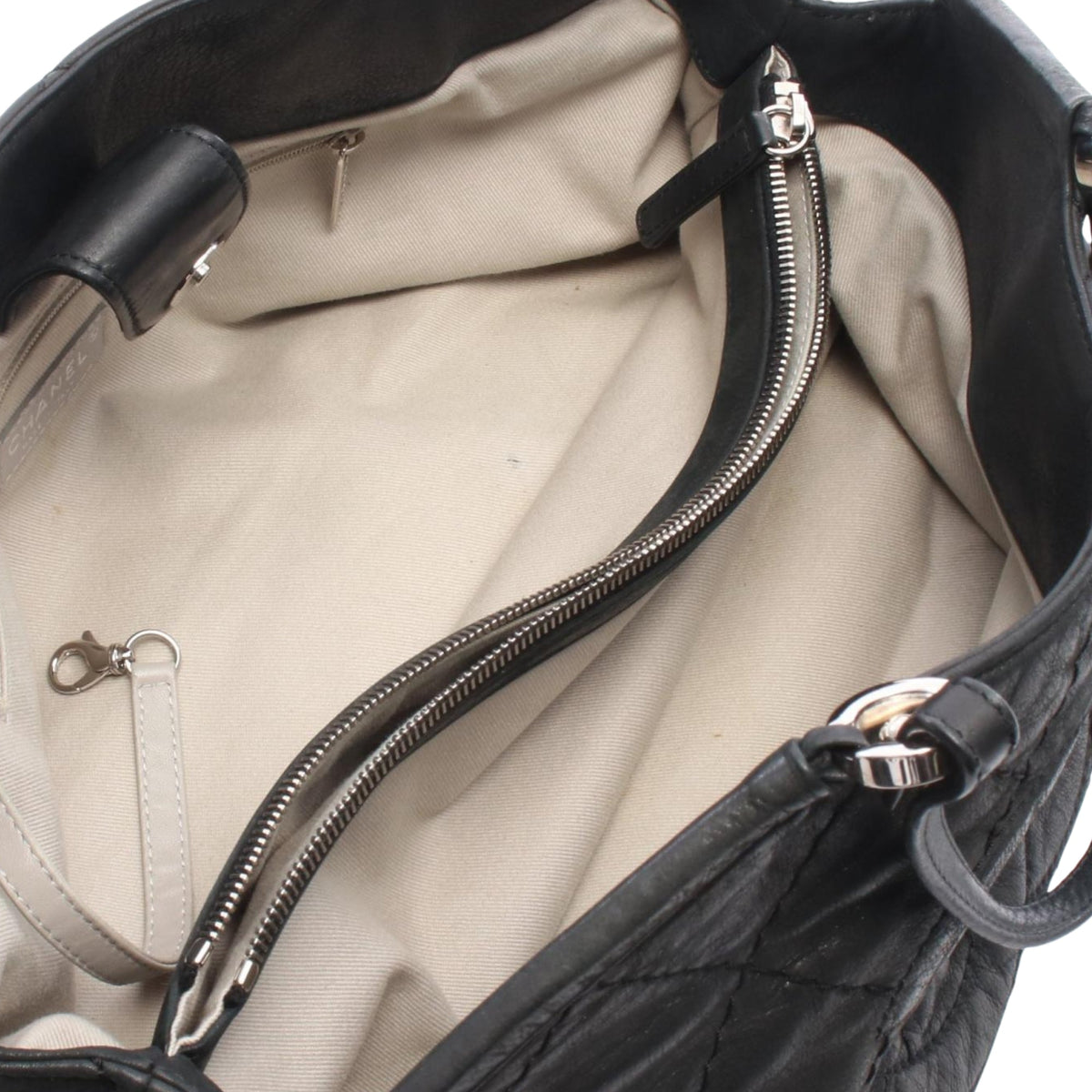 Chanel Large CC Quilted Iridescent Calfskin Sea Hit Tote
