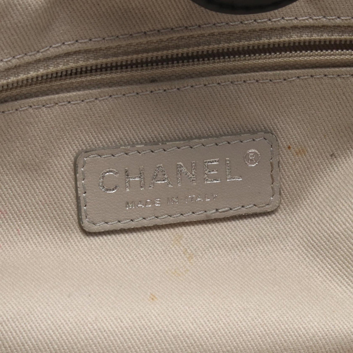 Chanel Large CC Quilted Iridescent Calfskin Sea Hit Tote